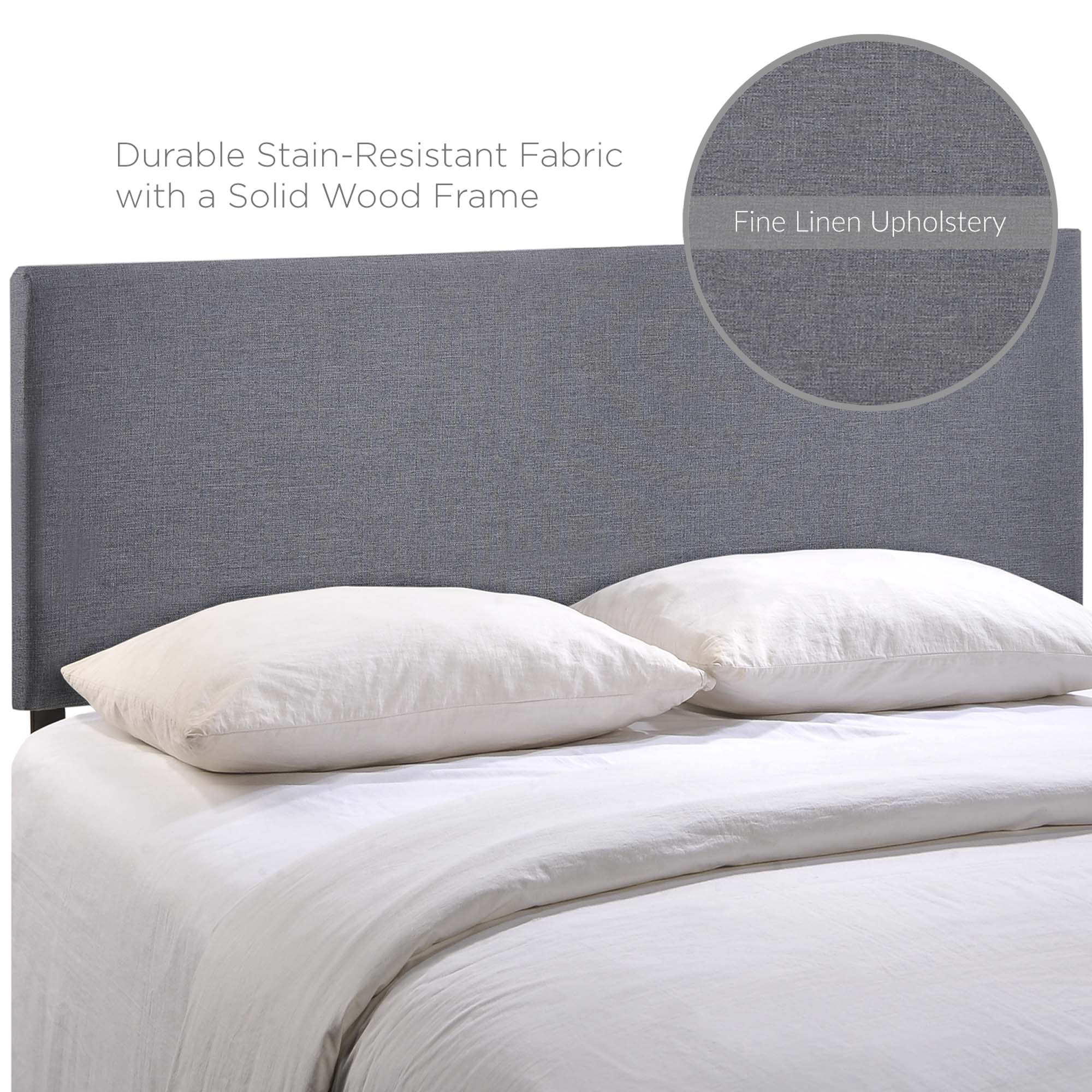 Region Upholstered Fabric Headboard by Modway
