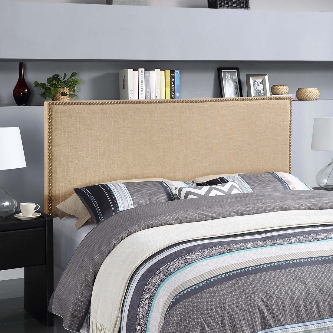 Region Nailhead Upholstered Headboard by Modway