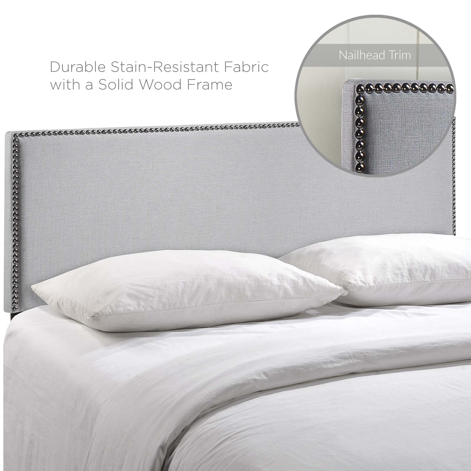 Region Nailhead Upholstered Headboard by Modway