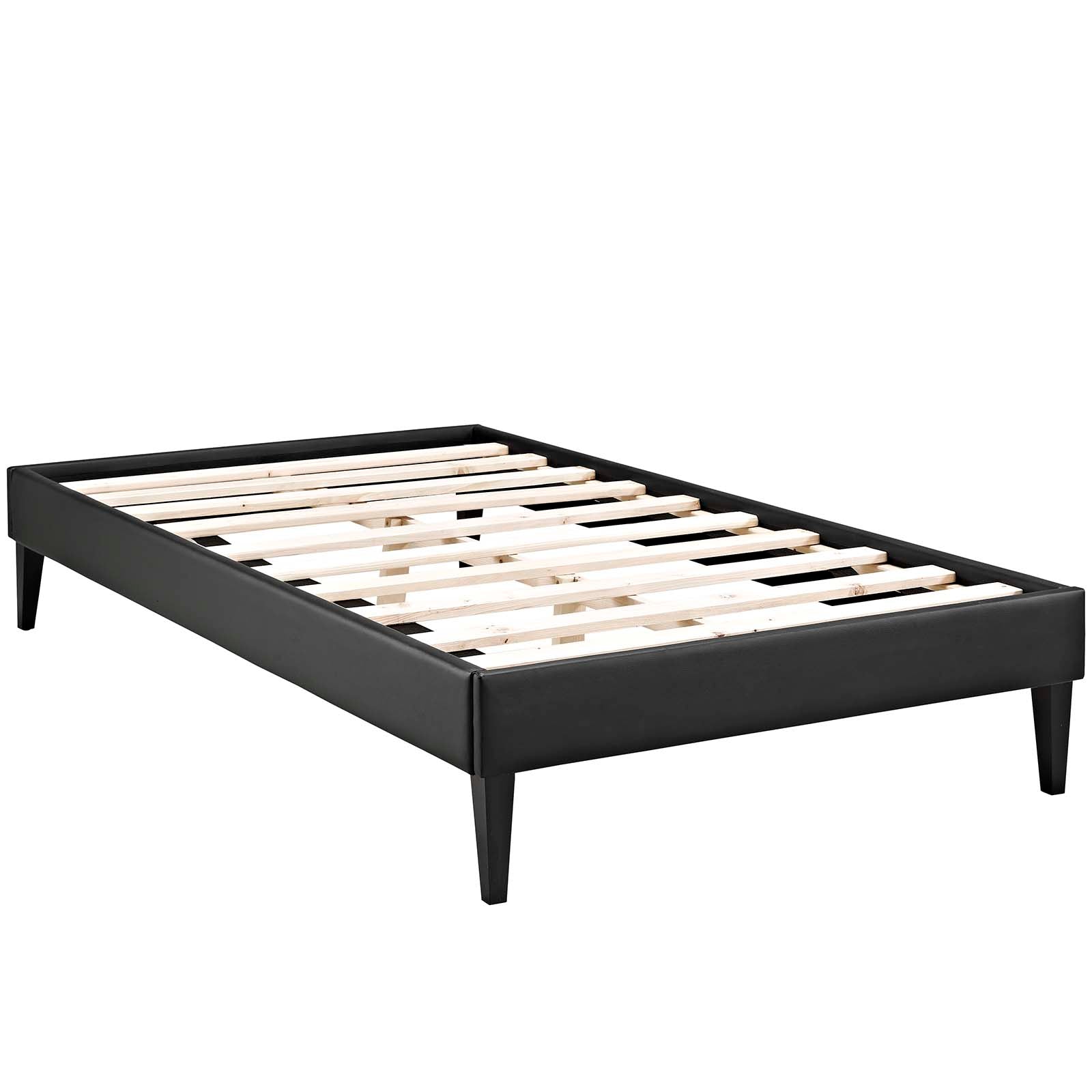 Sharon Fabric Bed Frame with Squared Tapered Legs by Modway