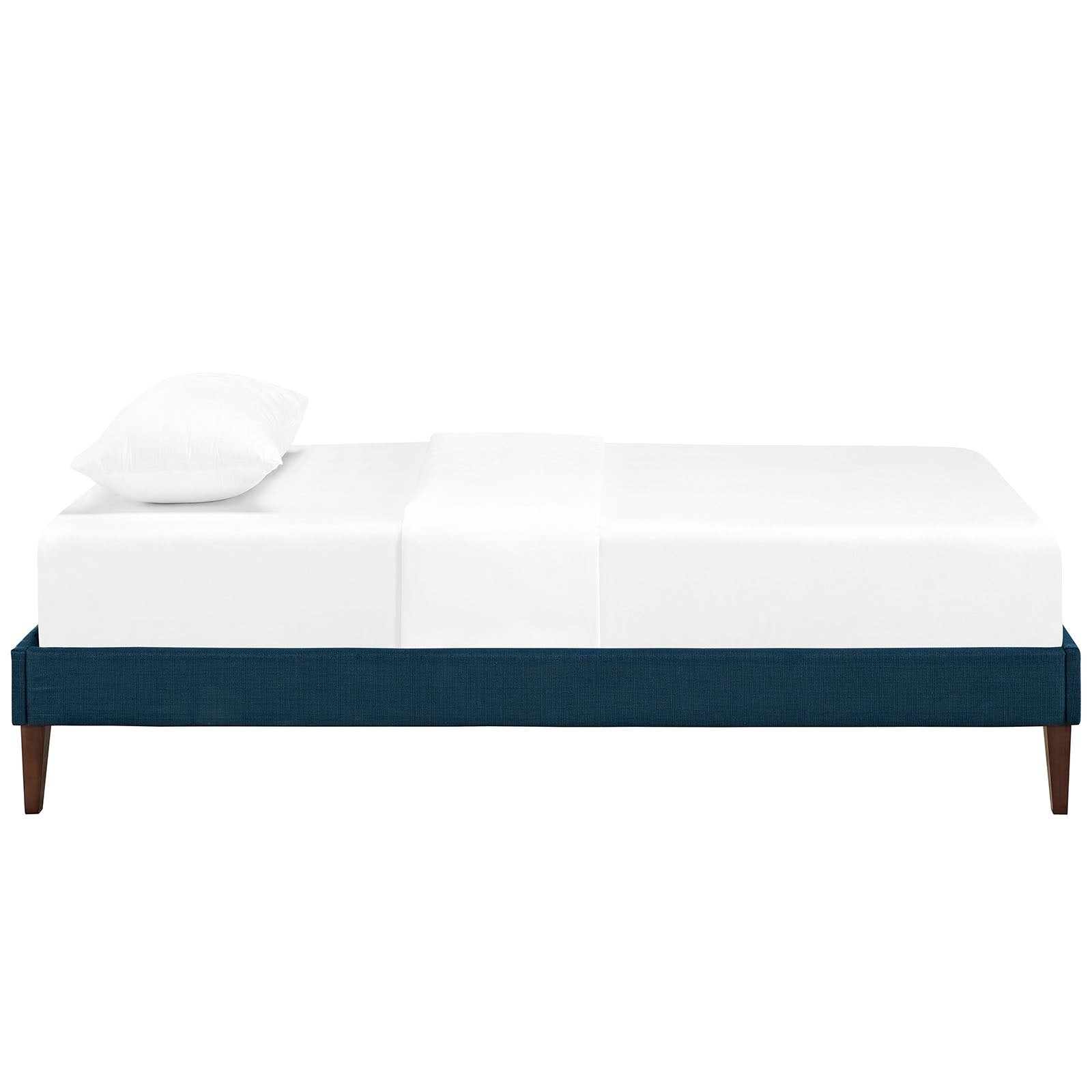 Sharon Fabric Bed Frame with Squared Tapered Legs by Modway