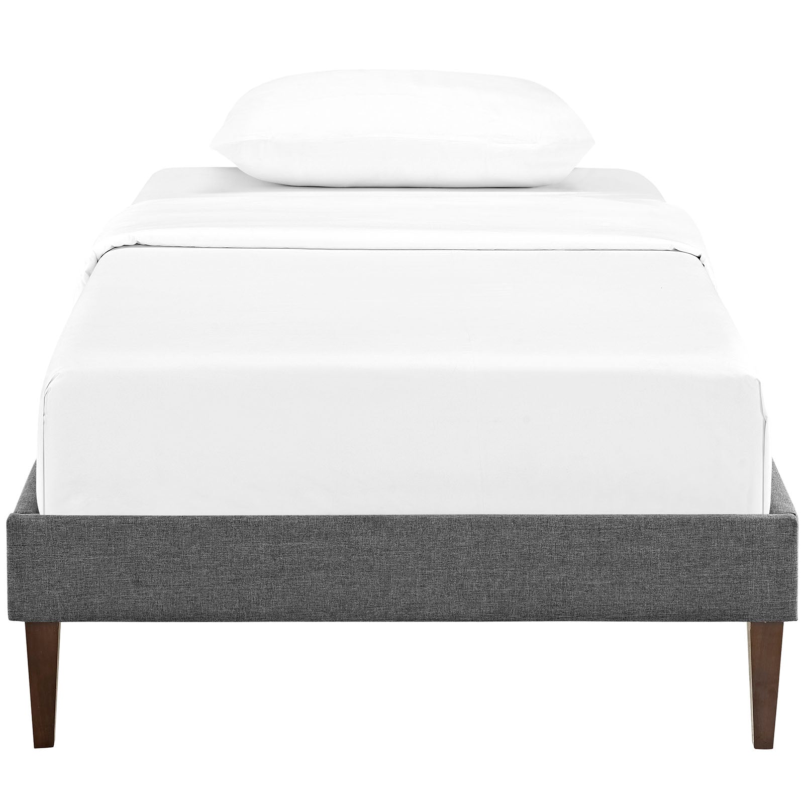 Sharon Fabric Bed Frame with Squared Tapered Legs by Modway