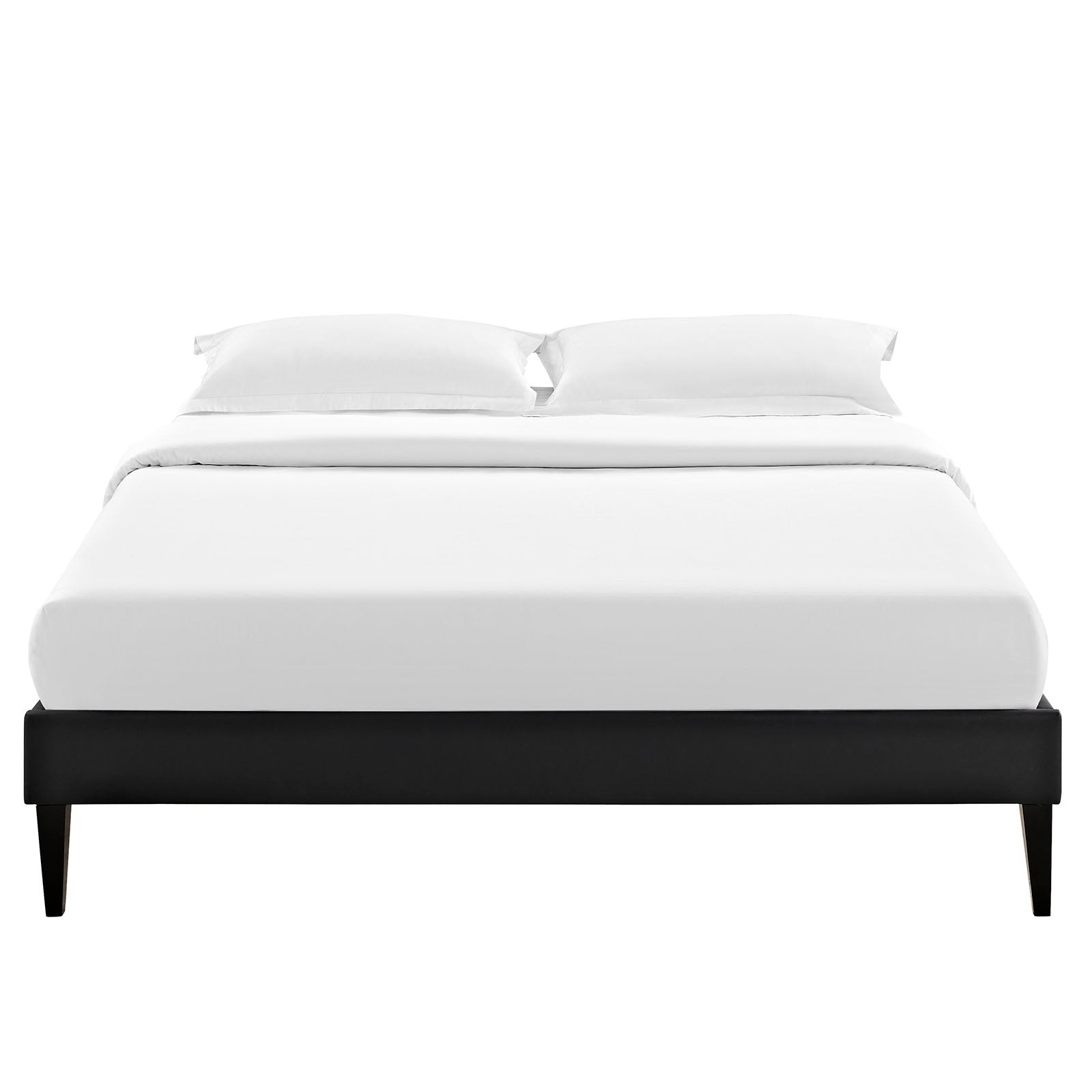 Sharon Fabric Bed Frame with Squared Tapered Legs by Modway