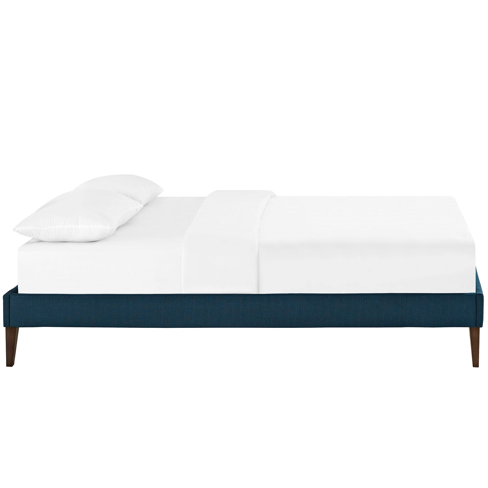 Sharon Fabric Bed Frame with Squared Tapered Legs by Modway