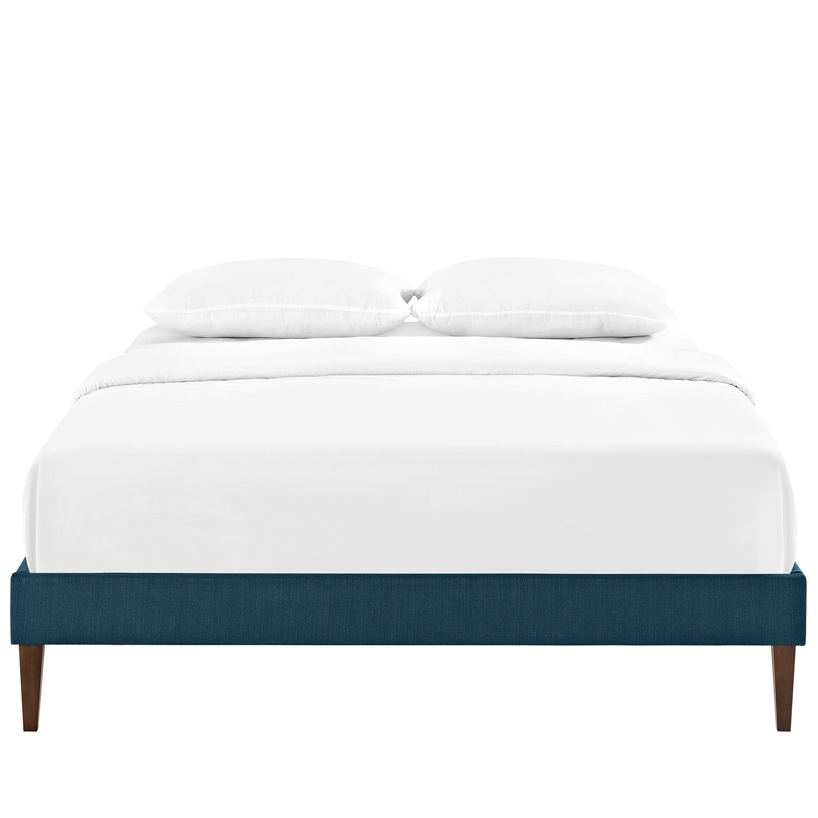 Sharon Fabric Bed Frame with Squared Tapered Legs by Modway