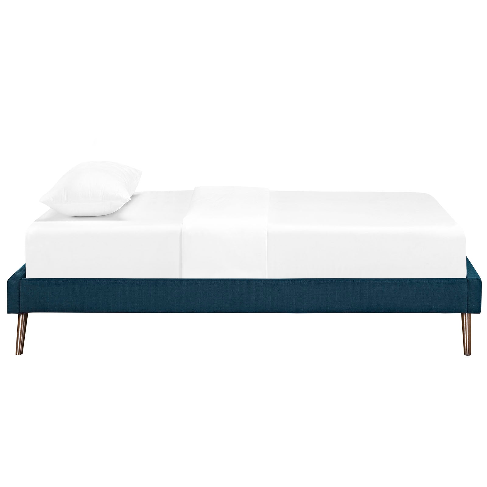 Helen Fabric Bed Frame with Round Splayed Legs by Modway