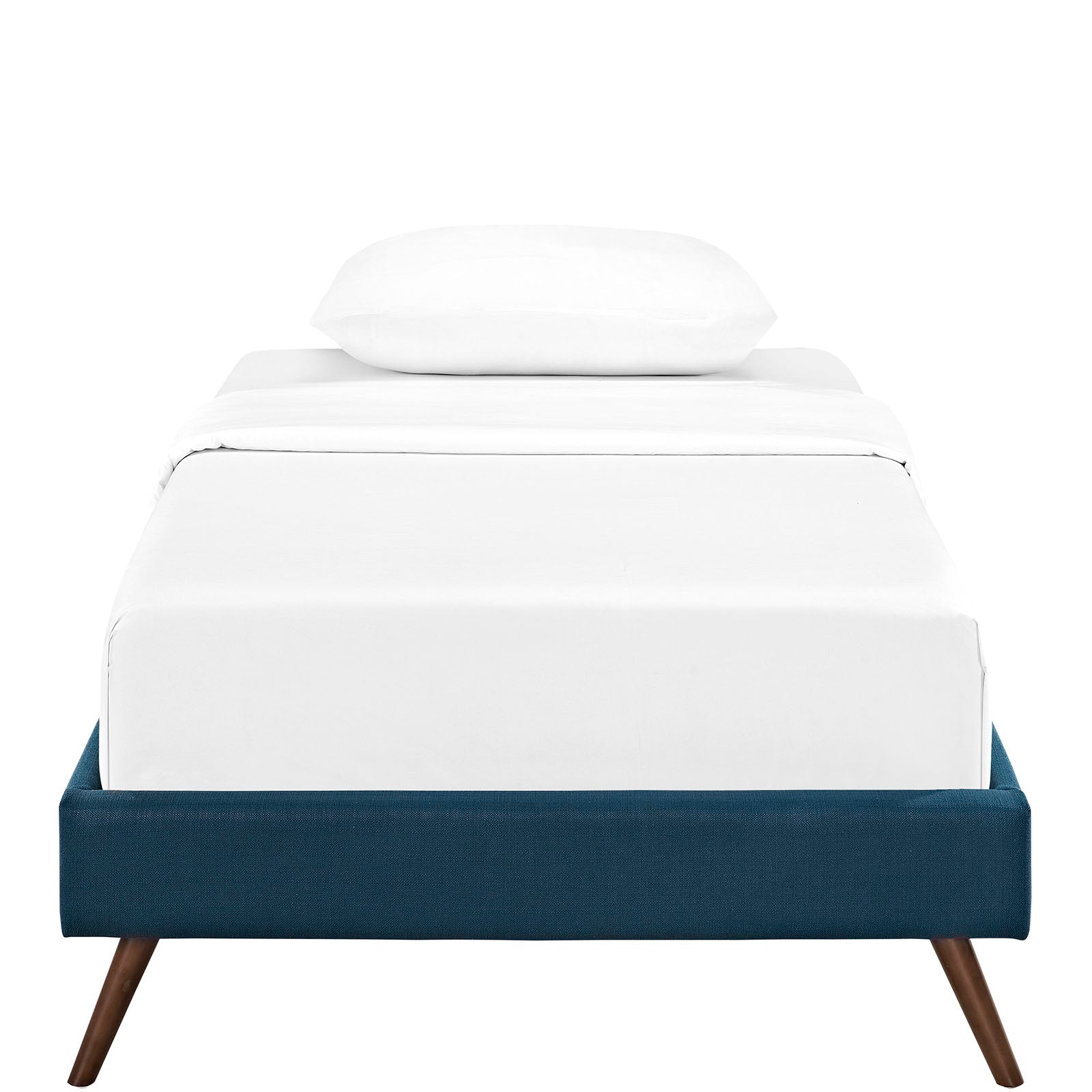Helen Fabric Bed Frame with Round Splayed Legs by Modway