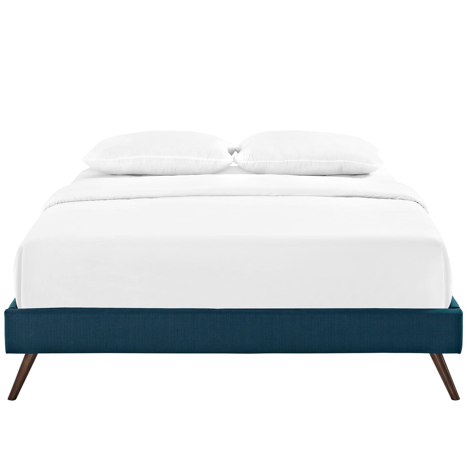 Helen Fabric Bed Frame with Round Splayed Legs by Modway
