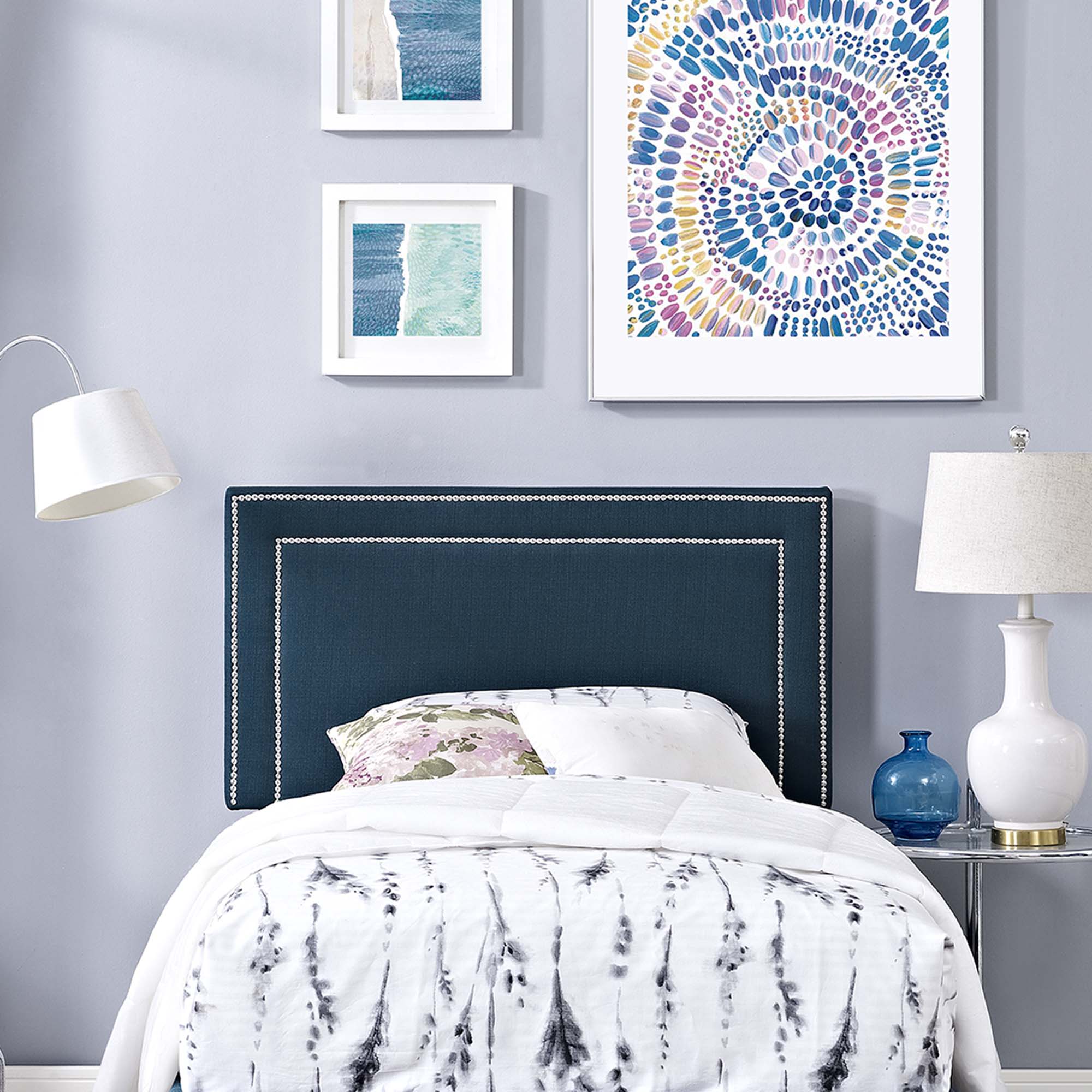 Jessamine Upholstered Fabric Headboard by Modway