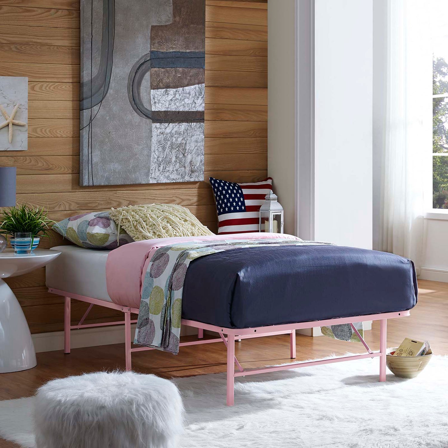 Horizon Stainless Steel Bed Frame by Modway