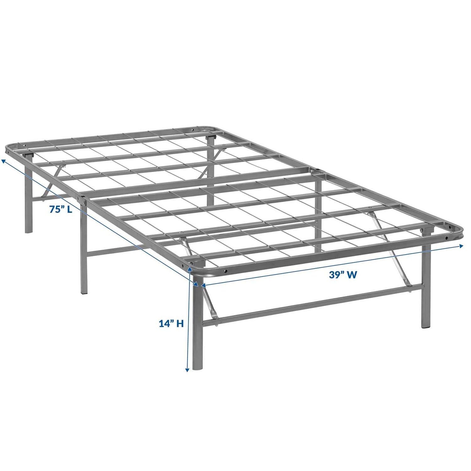 Horizon Stainless Steel Bed Frame by Modway