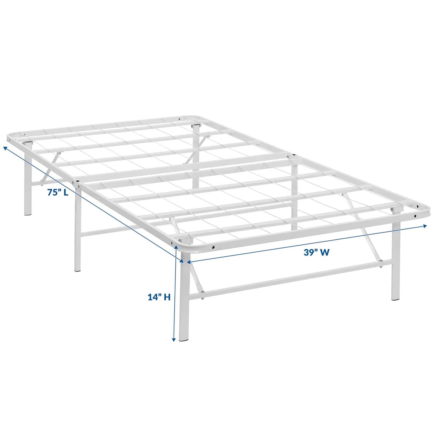 Horizon Stainless Steel Bed Frame by Modway