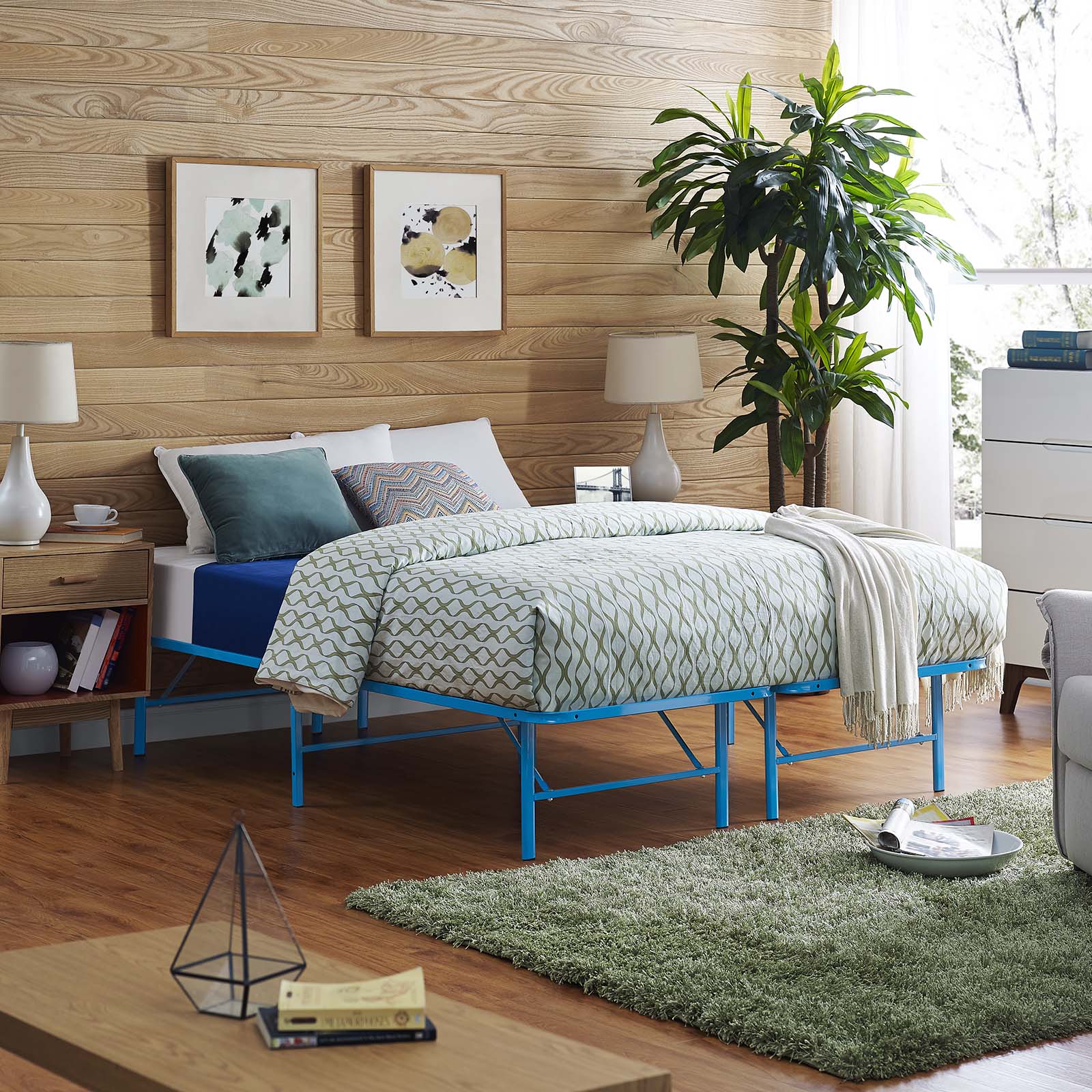 Horizon Stainless Steel Bed Frame by Modway