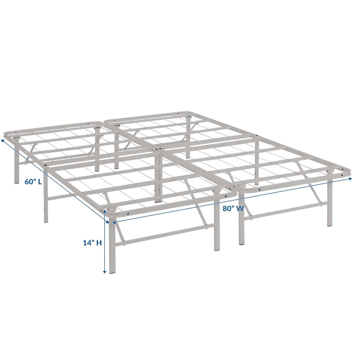 Horizon Stainless Steel Bed Frame by Modway
