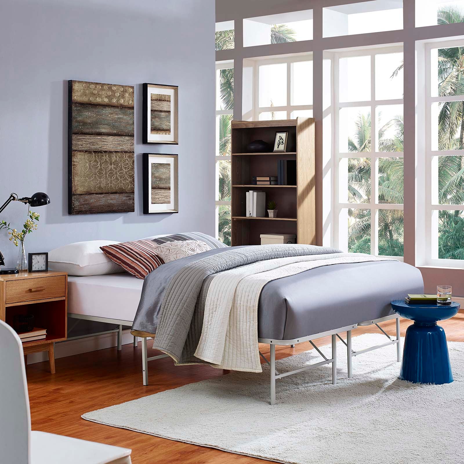 Horizon Stainless Steel Bed Frame by Modway