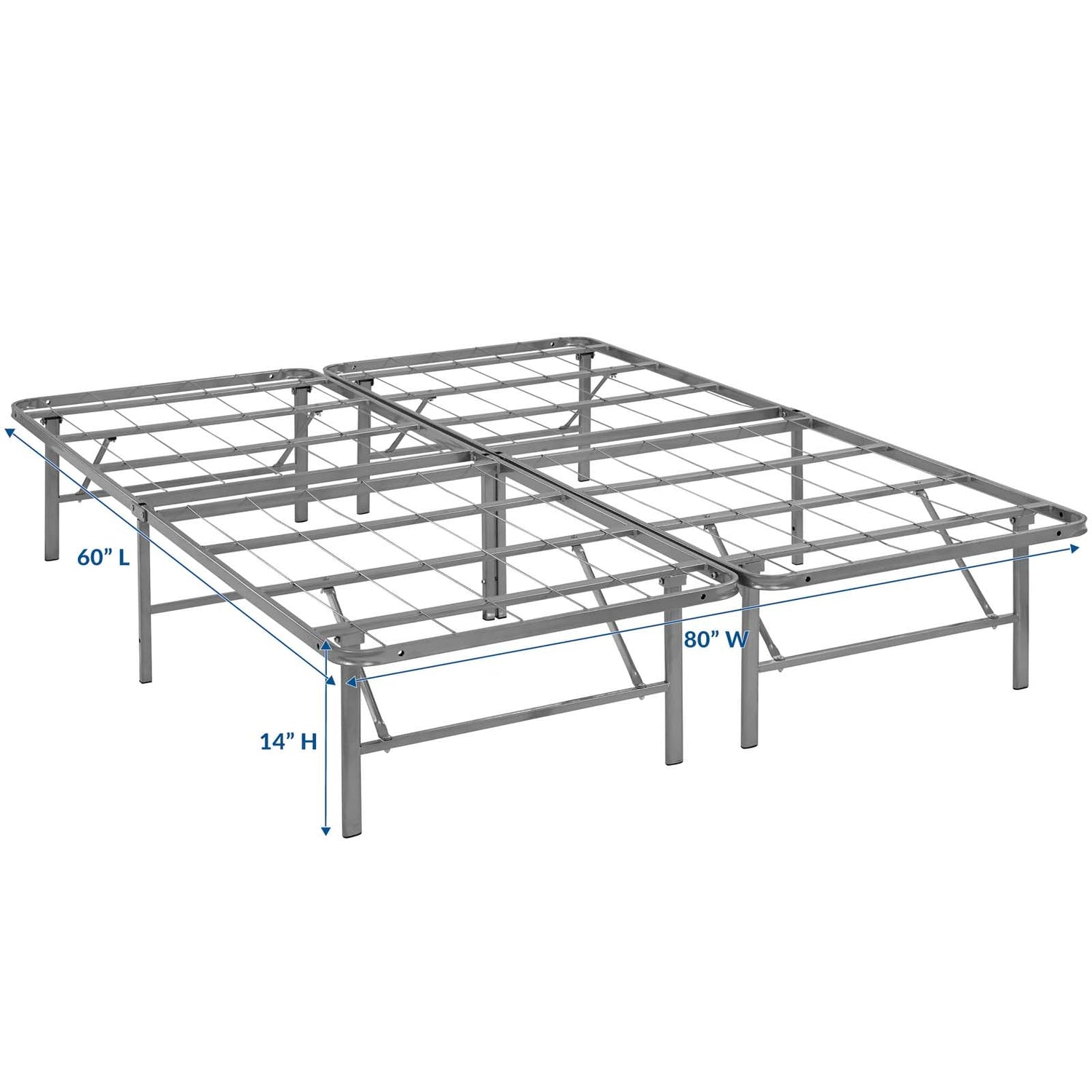 Horizon Stainless Steel Bed Frame by Modway