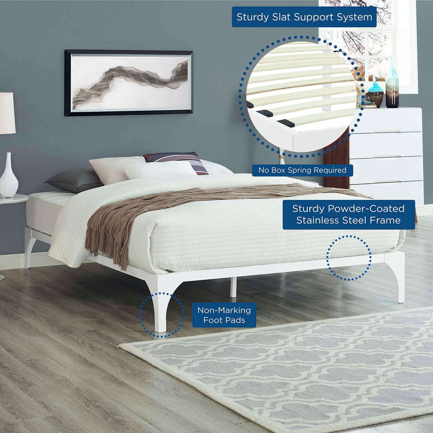 Ollie Bed Frame by Modway