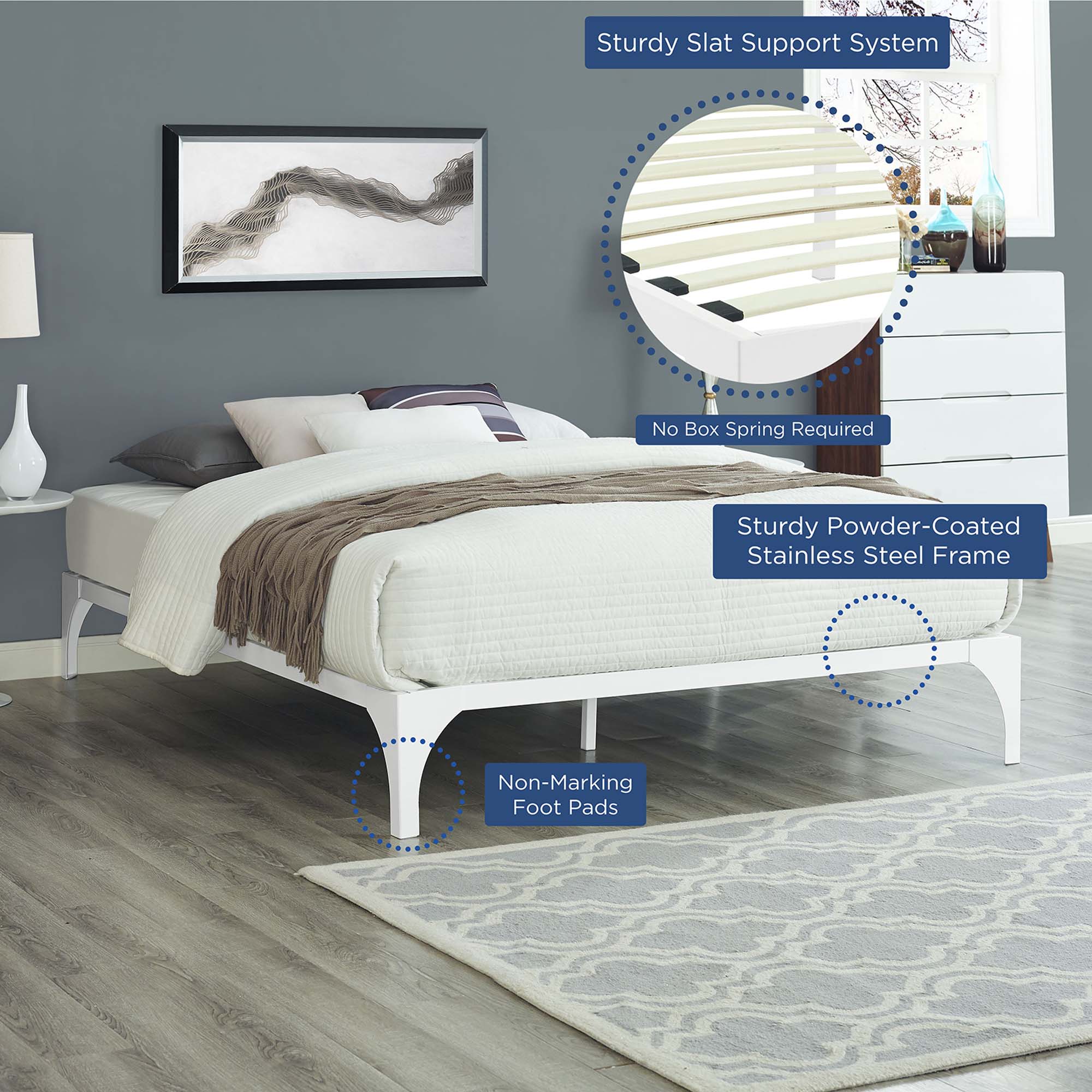 Ollie Bed Frame by Modway