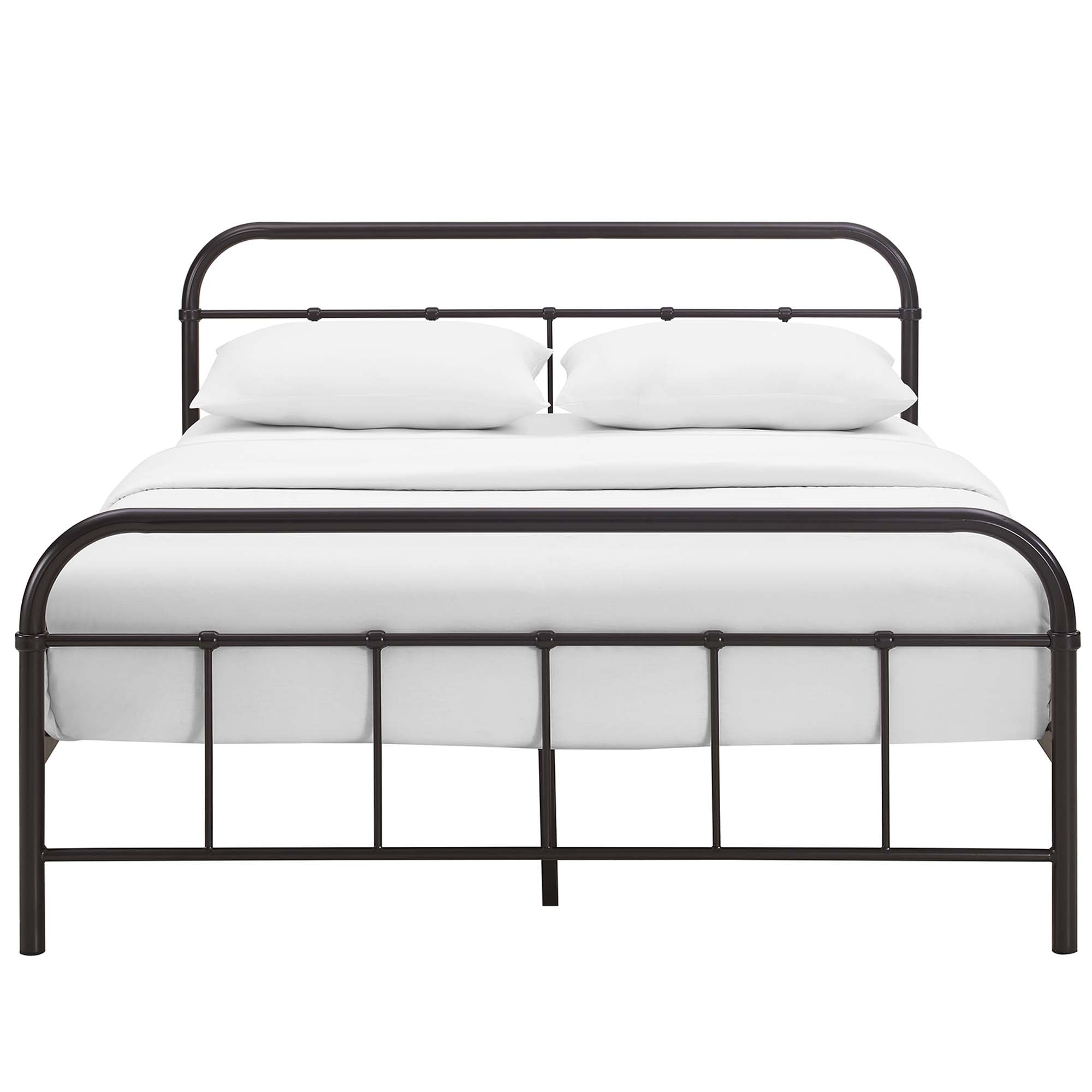 Maisie Stainless Steel Bed Frame by Modway