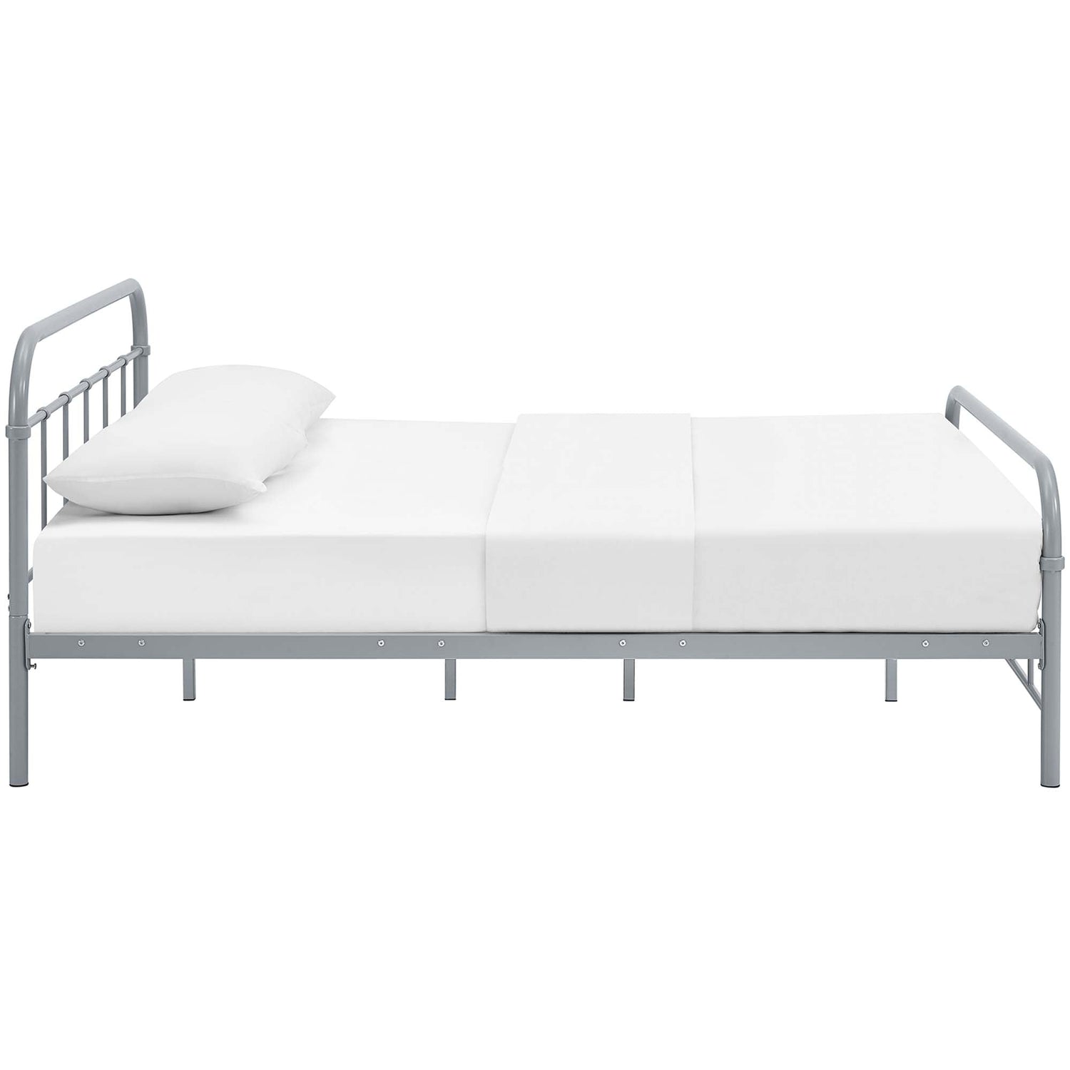 Maisie Stainless Steel Bed Frame by Modway