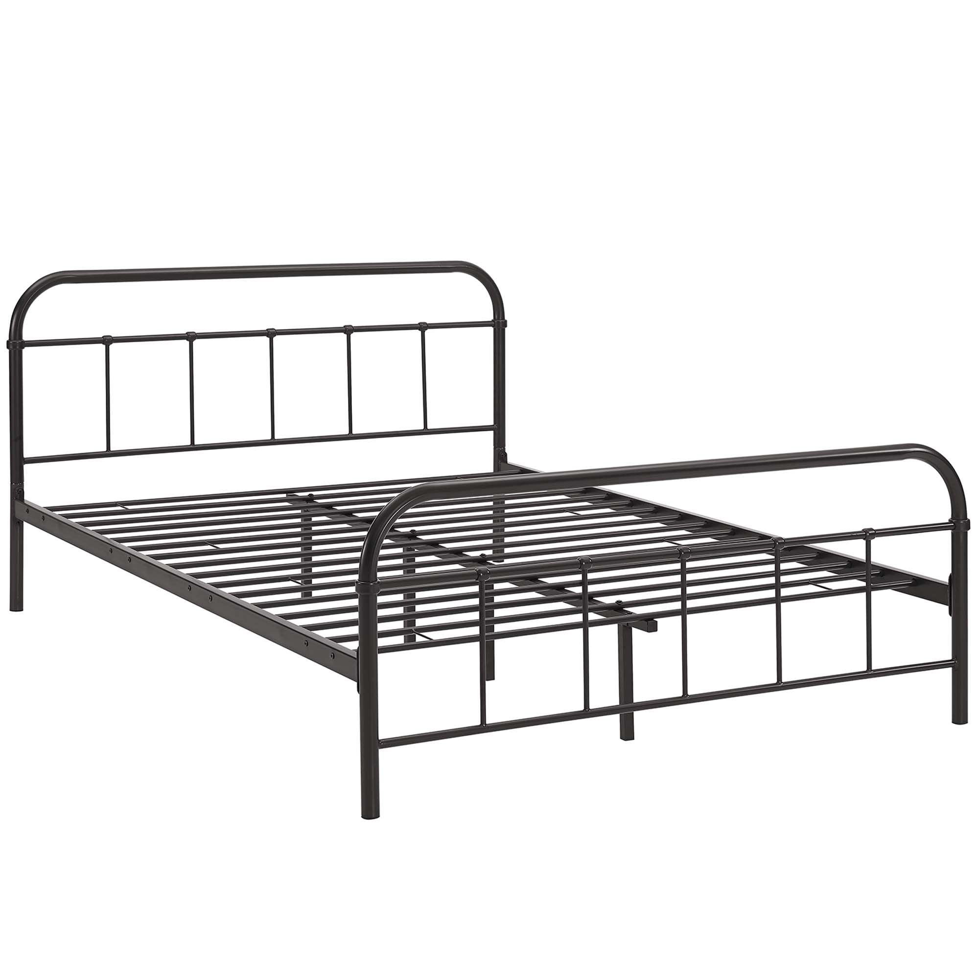 Maisie Stainless Steel Bed Frame by Modway