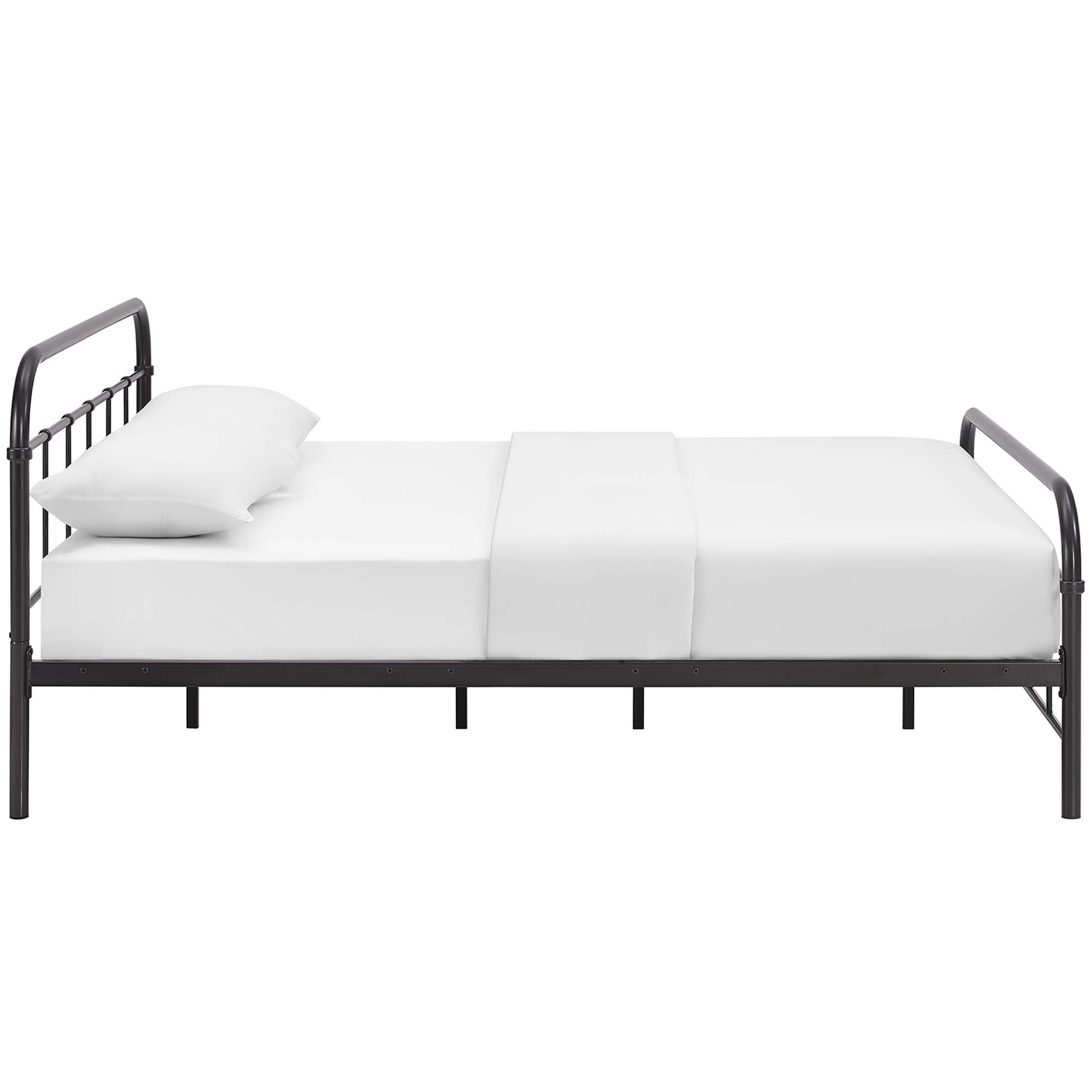 Maisie Stainless Steel Bed Frame by Modway