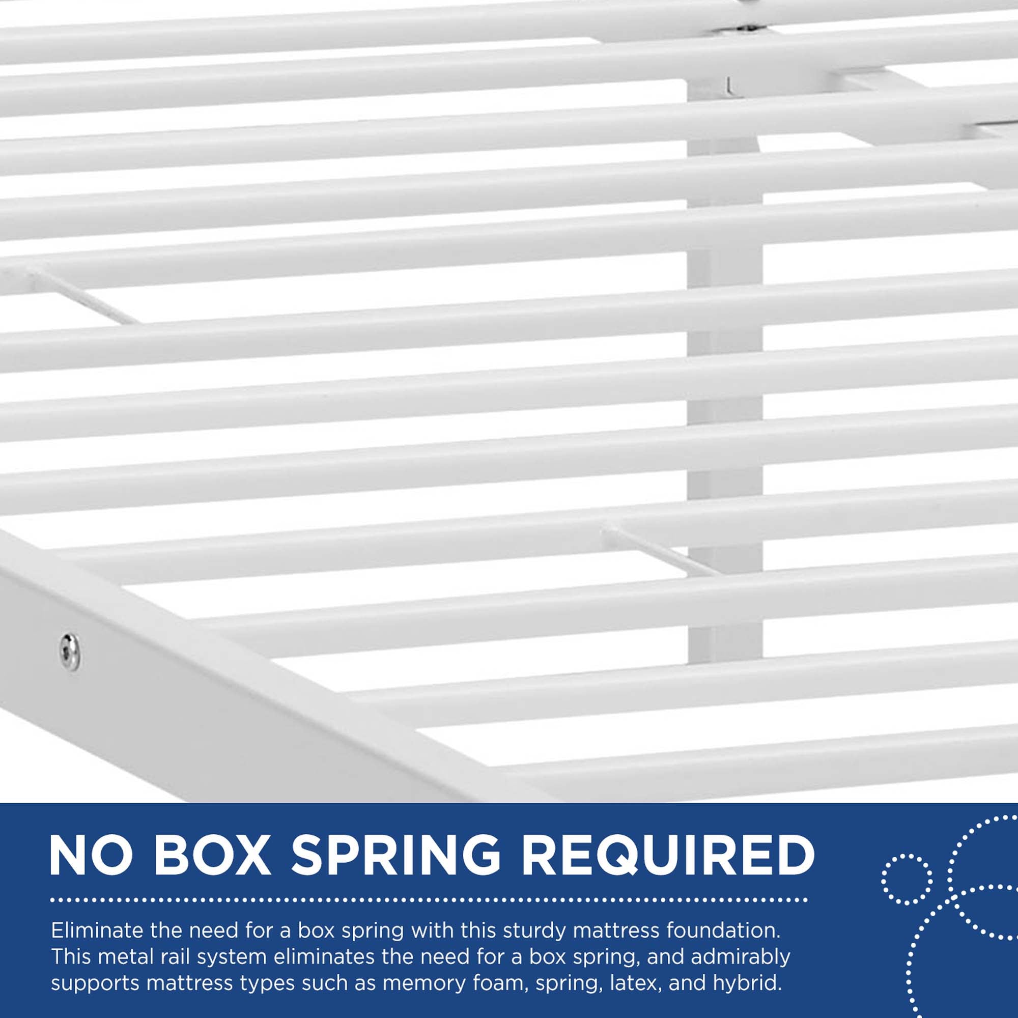 Maisie Stainless Steel Bed Frame by Modway