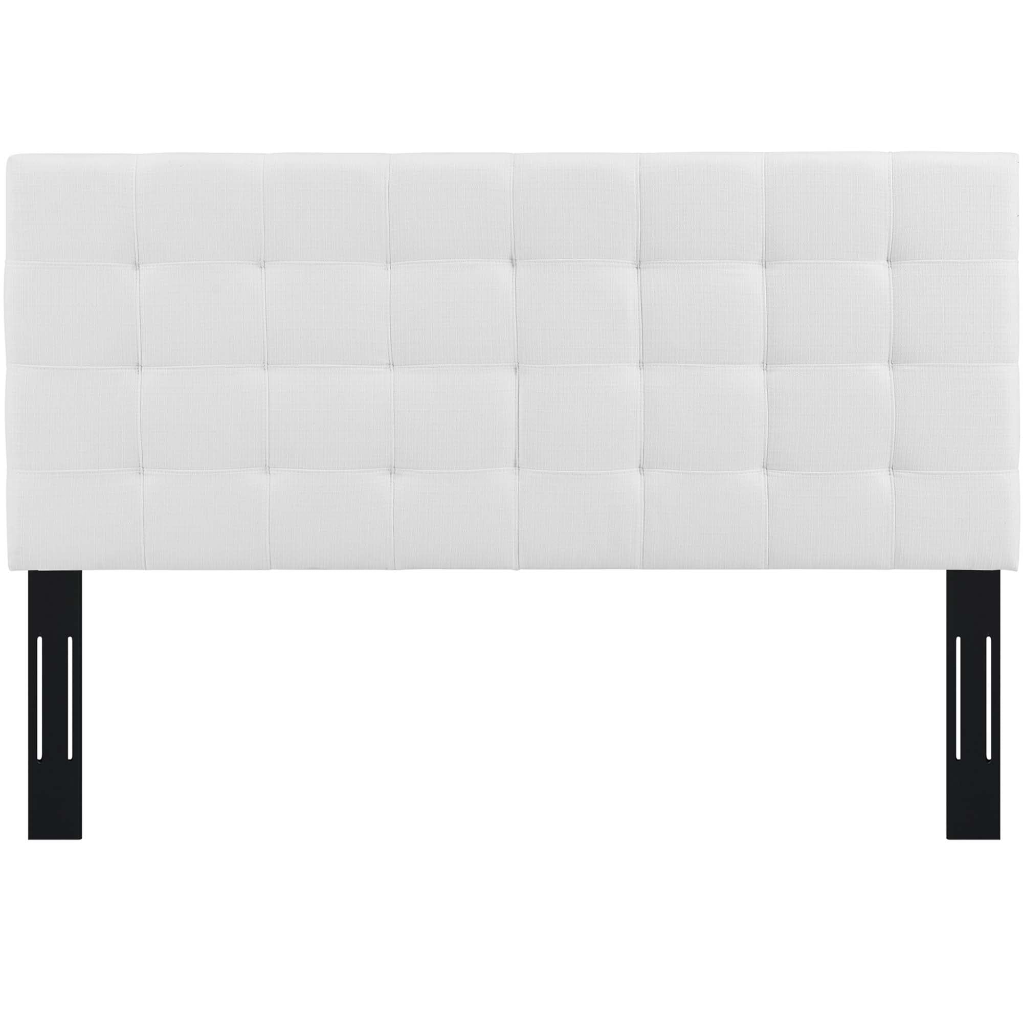 Paisley Tufted Upholstered Linen Fabric Headboard by Modway