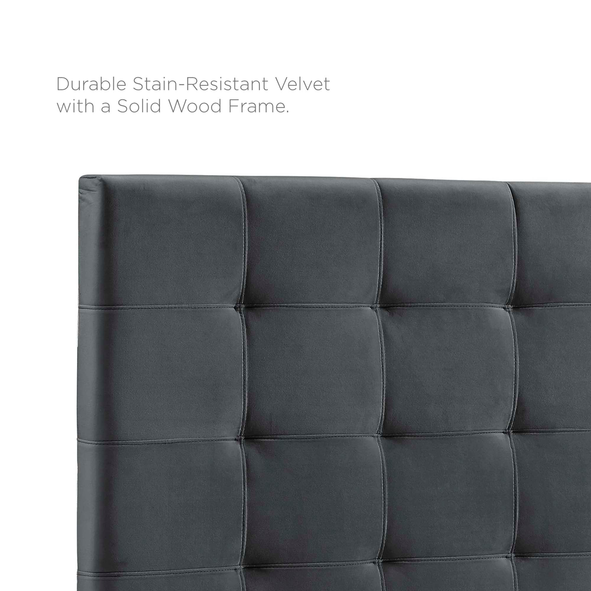 Paisley Tufted Upholstered Performance Velvet Headboard by Modway