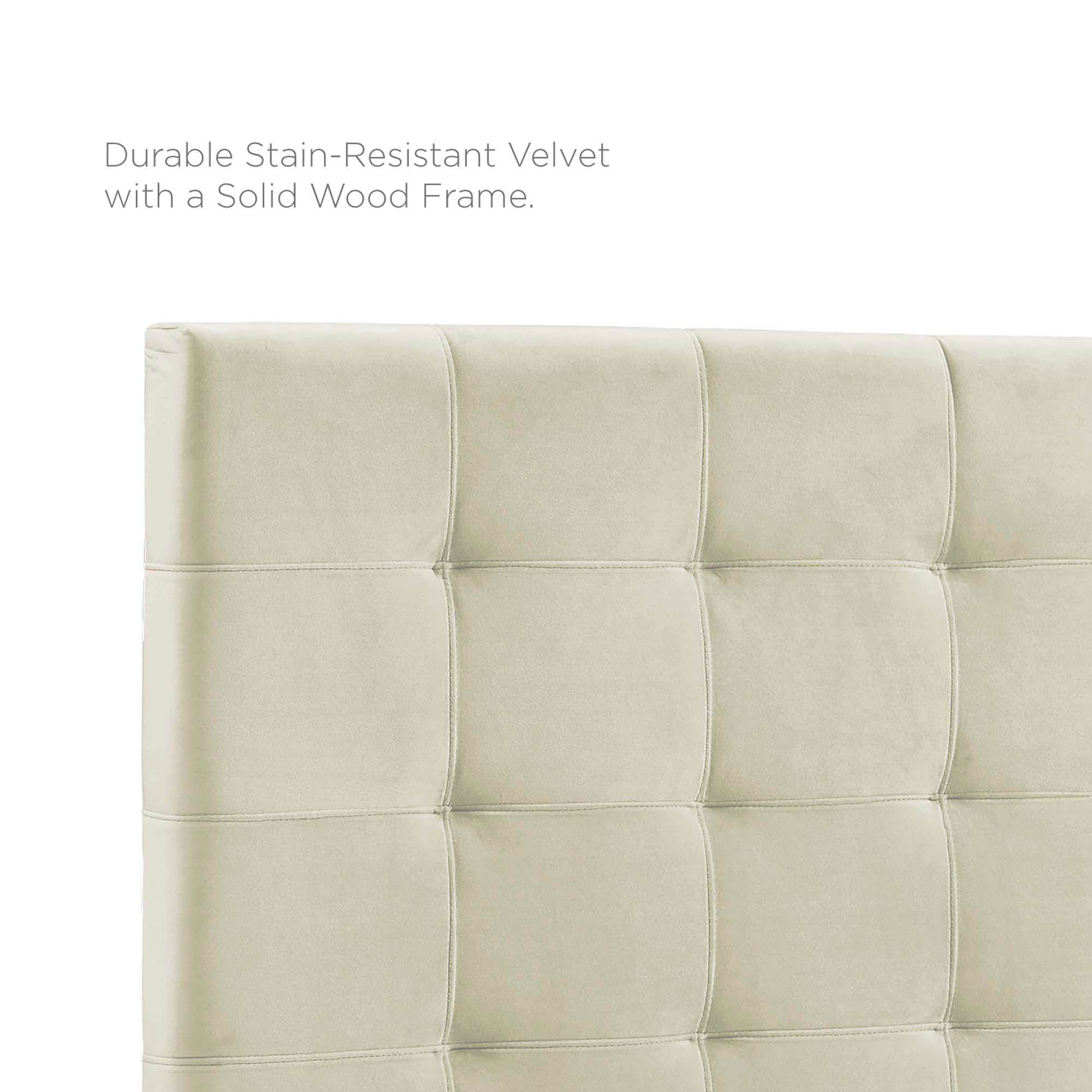 Paisley Tufted Upholstered Performance Velvet Headboard by Modway