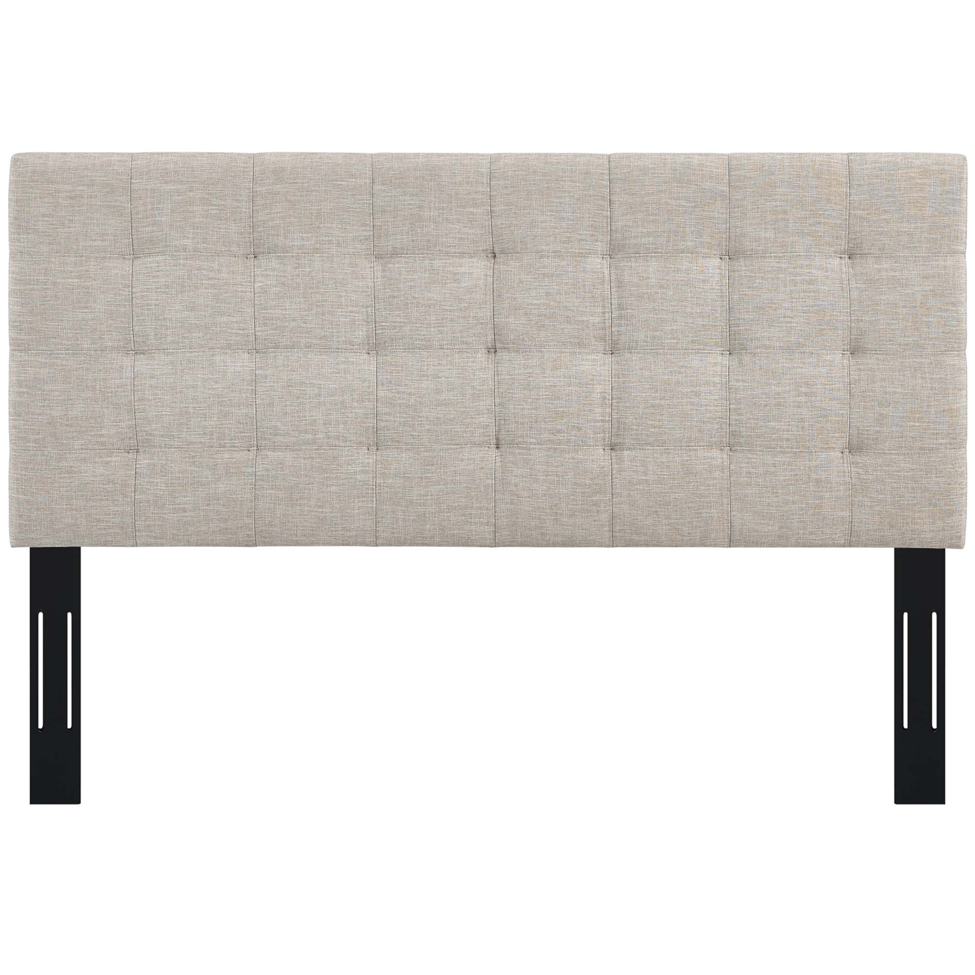 Paisley Tufted Upholstered Linen Fabric Headboard by Modway