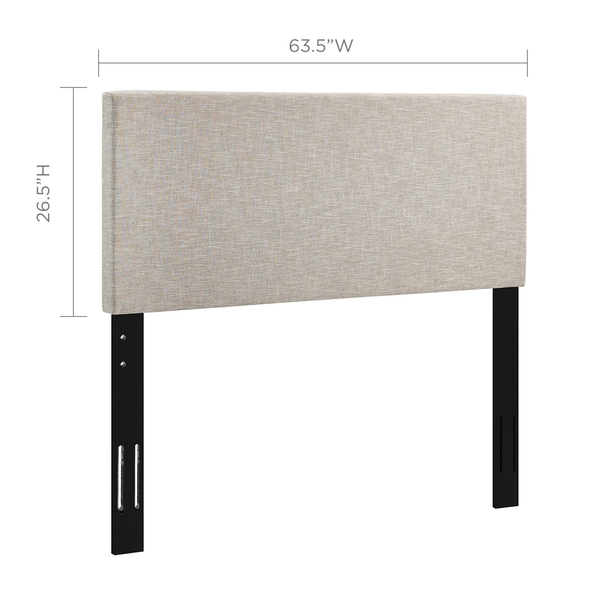 Taylor Upholstered Linen Fabric Headboard by Modway
