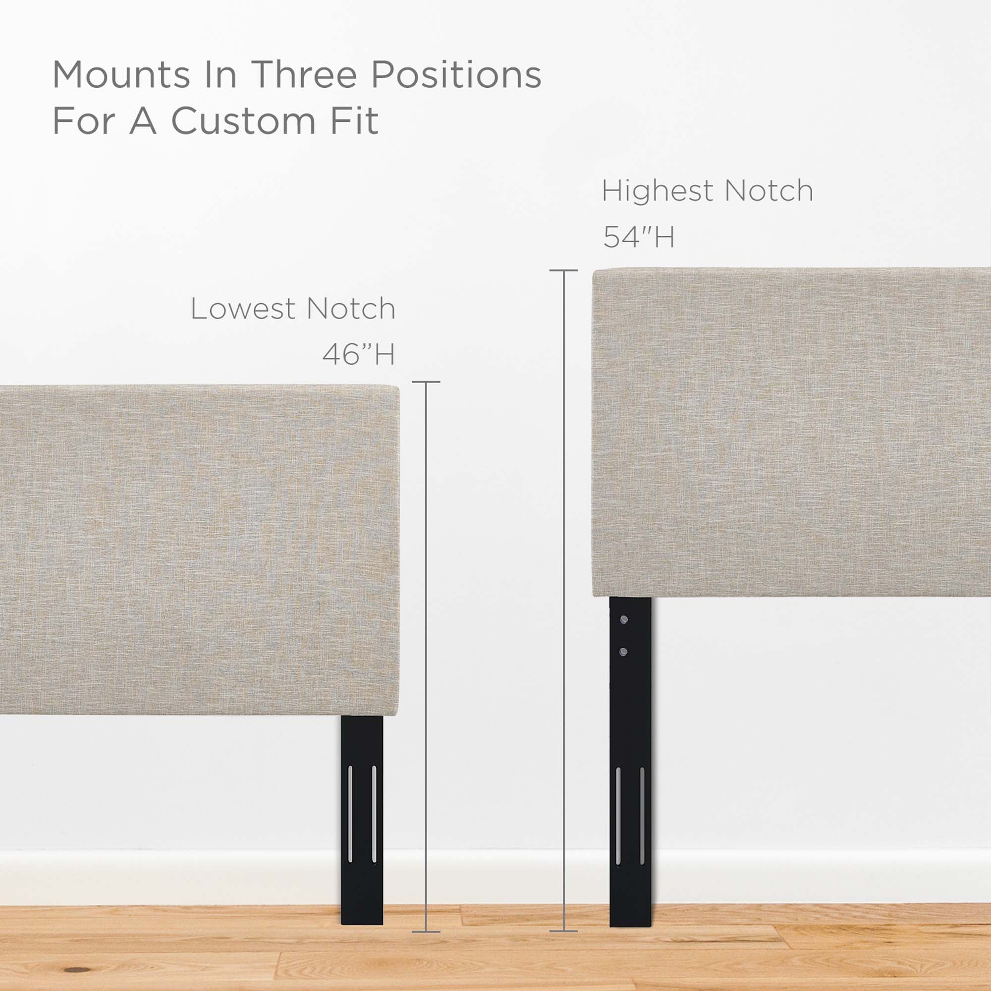 Taylor Upholstered Linen Fabric Headboard by Modway