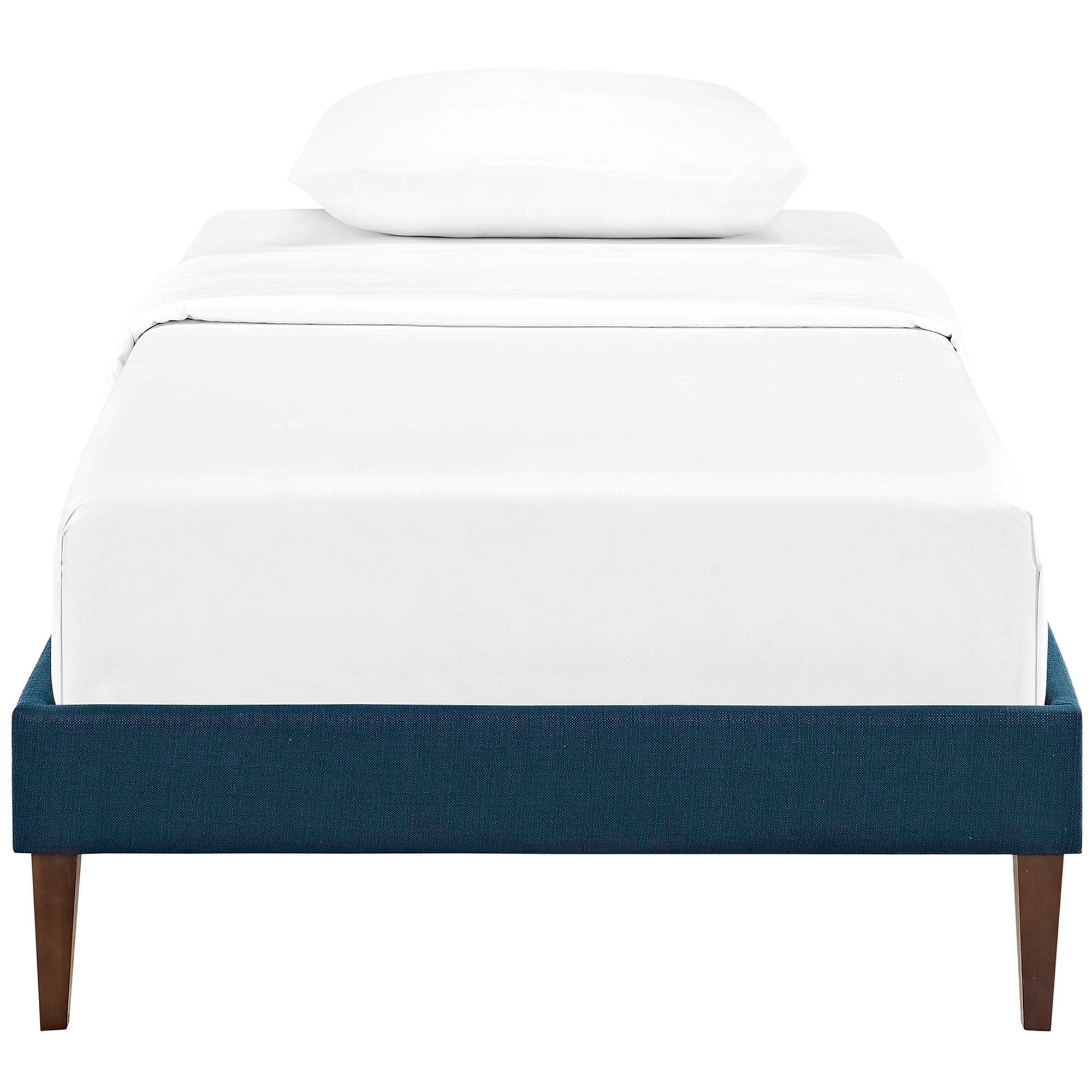 Tessie Fabric Bed Frame with Squared Tapered Legs by Modway