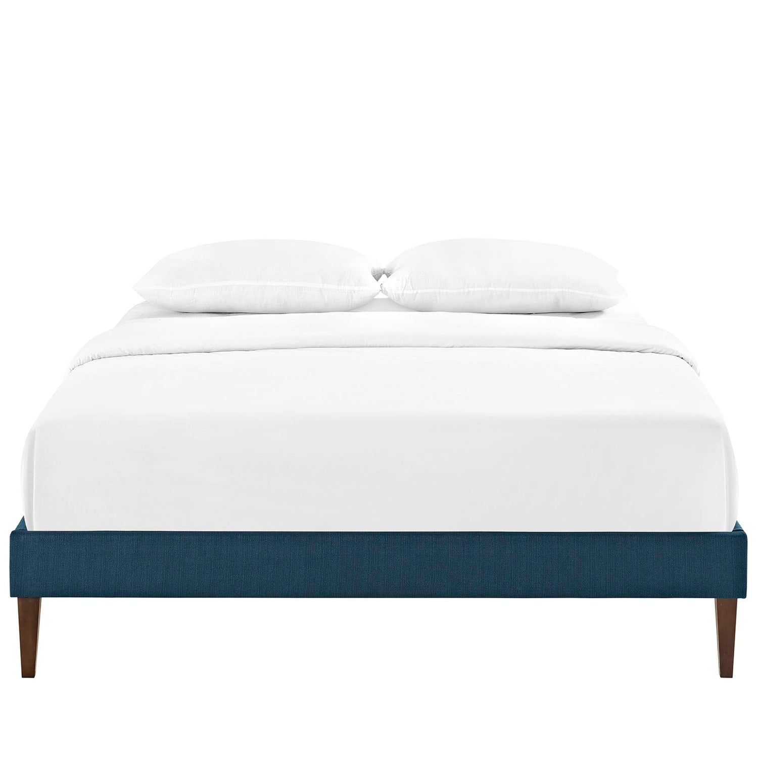 Tessie Fabric Bed Frame with Squared Tapered Legs by Modway