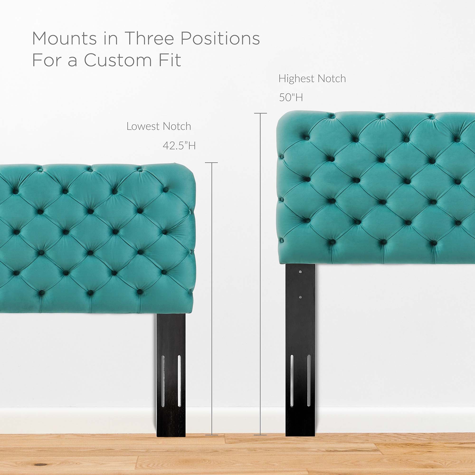Lizzy Tufted Performance Velvet Headboard by Modway