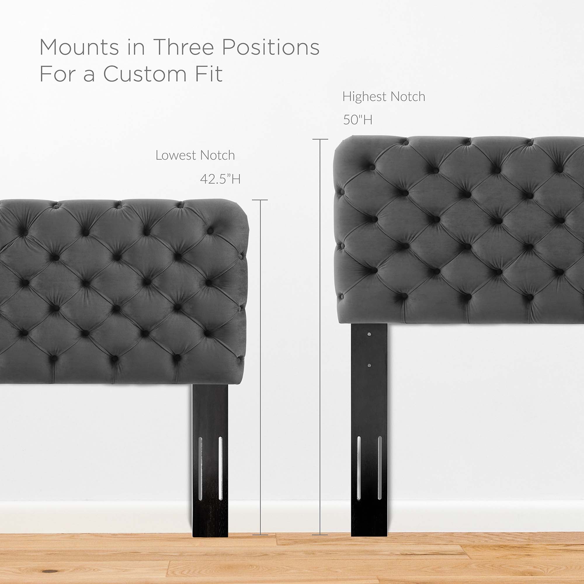 Lizzy Tufted Performance Velvet Headboard by Modway