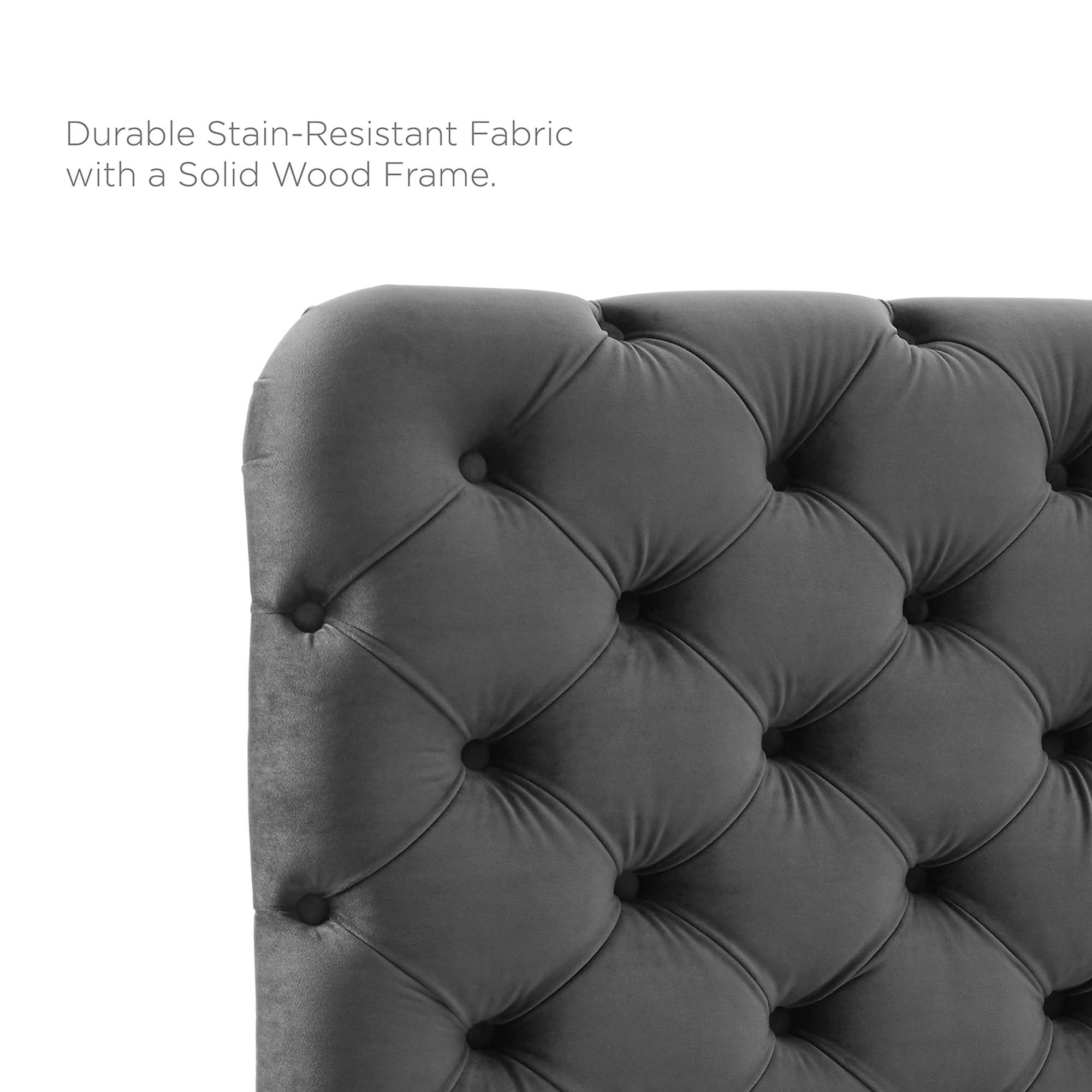 Lizzy Tufted Performance Velvet Headboard by Modway