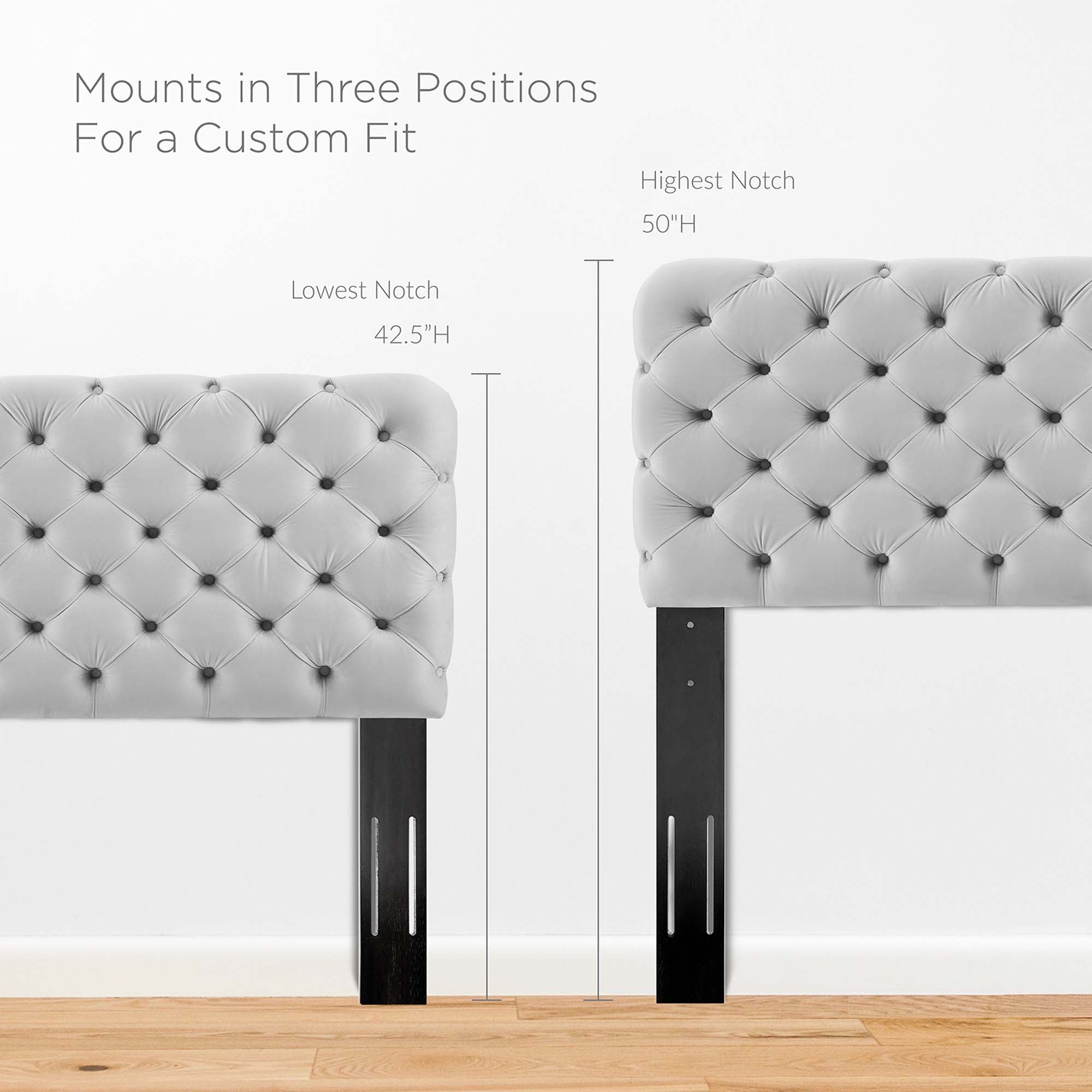 Lizzy Tufted Performance Velvet Headboard by Modway