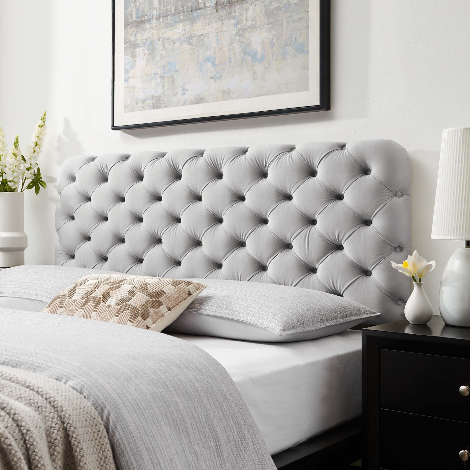 Lizzy Tufted Performance Velvet Headboard by Modway