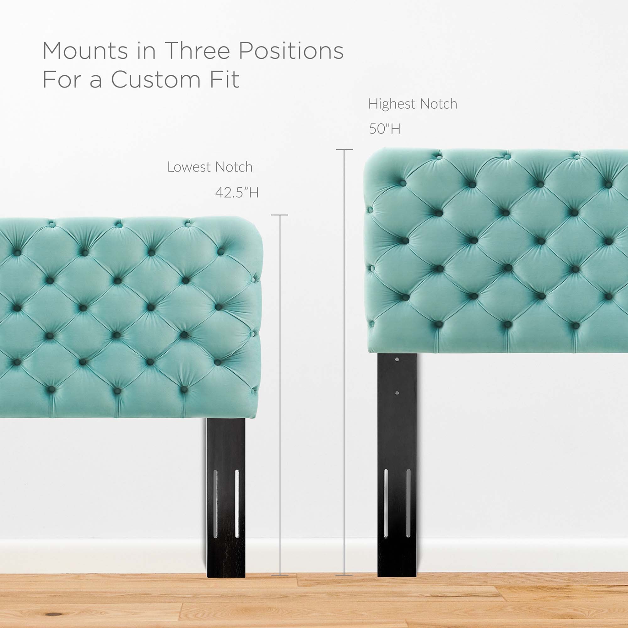 Lizzy Tufted Performance Velvet Headboard by Modway