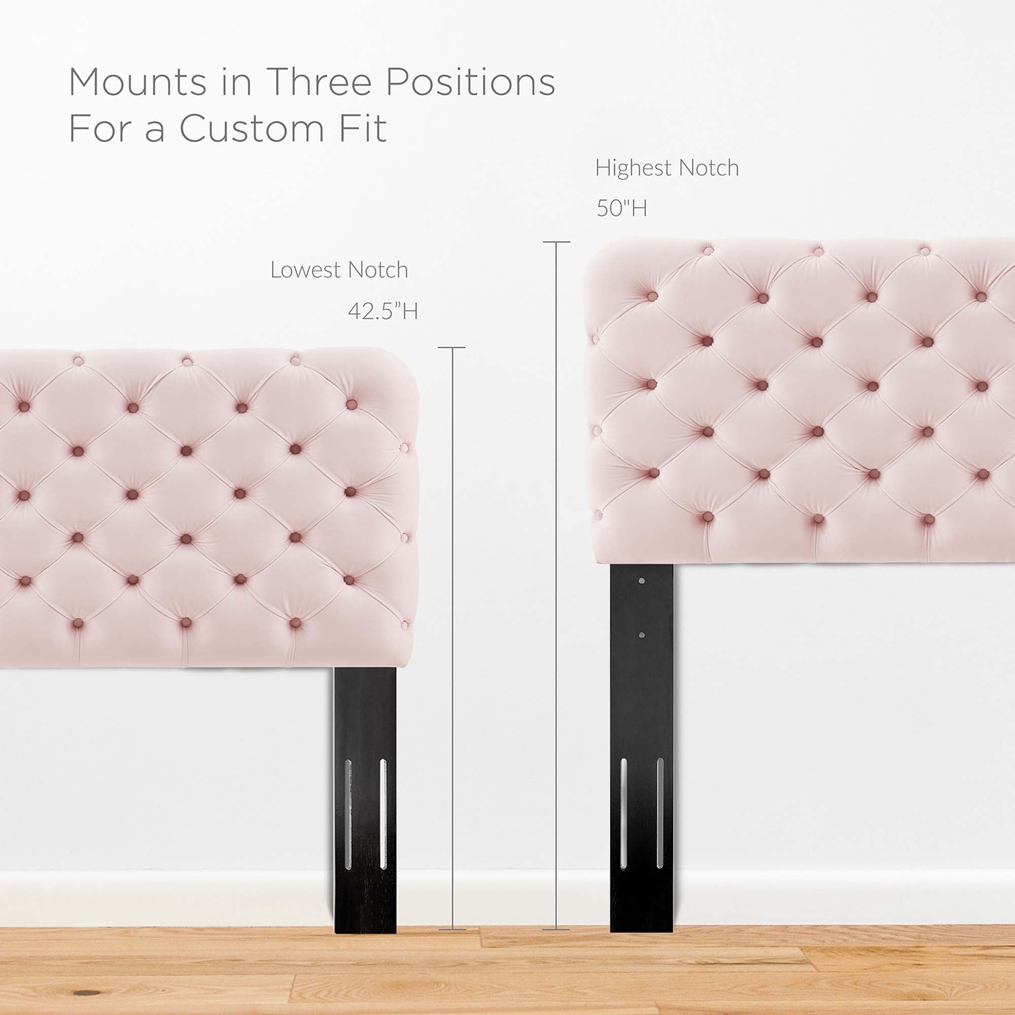 Lizzy Tufted Performance Velvet Headboard by Modway
