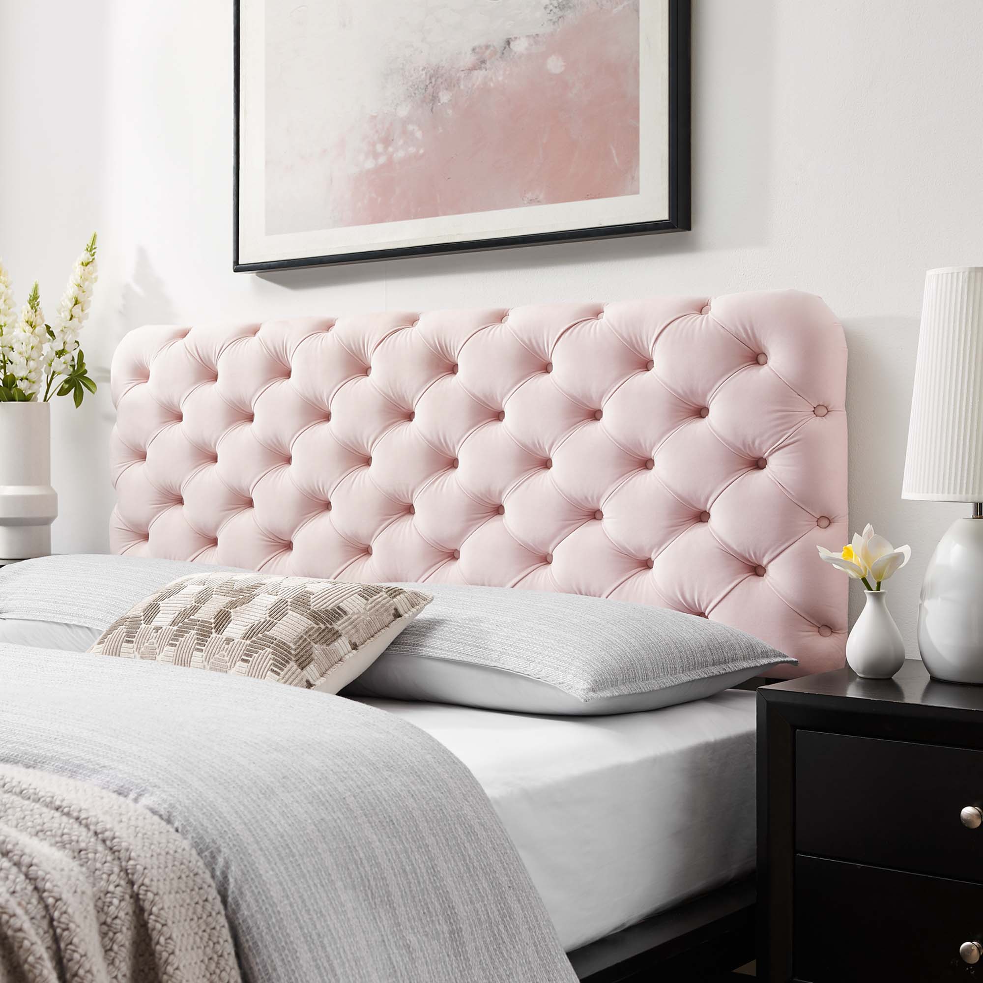 Lizzy Tufted Performance Velvet Headboard by Modway