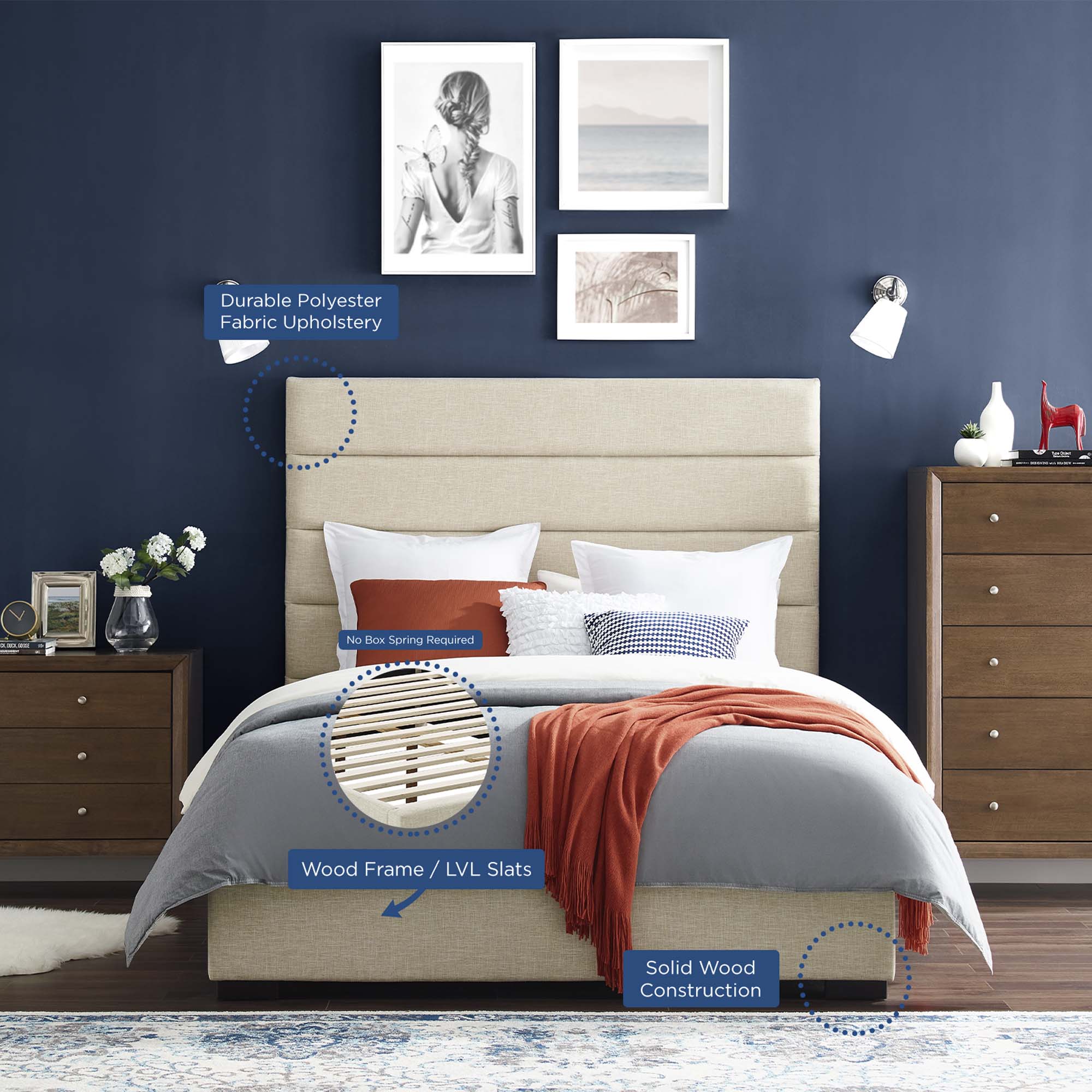 Genevieve Platform Bed by Modway
