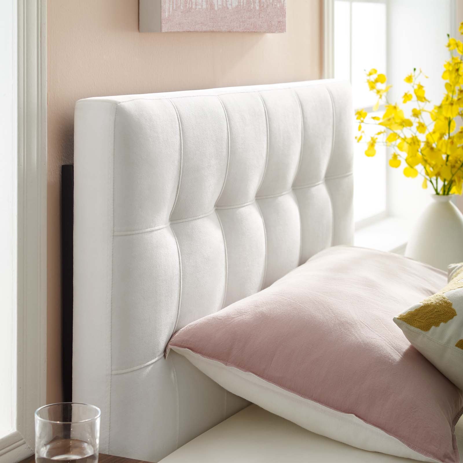 Lily Biscuit Tufted Performance Velvet Headboard by Modway