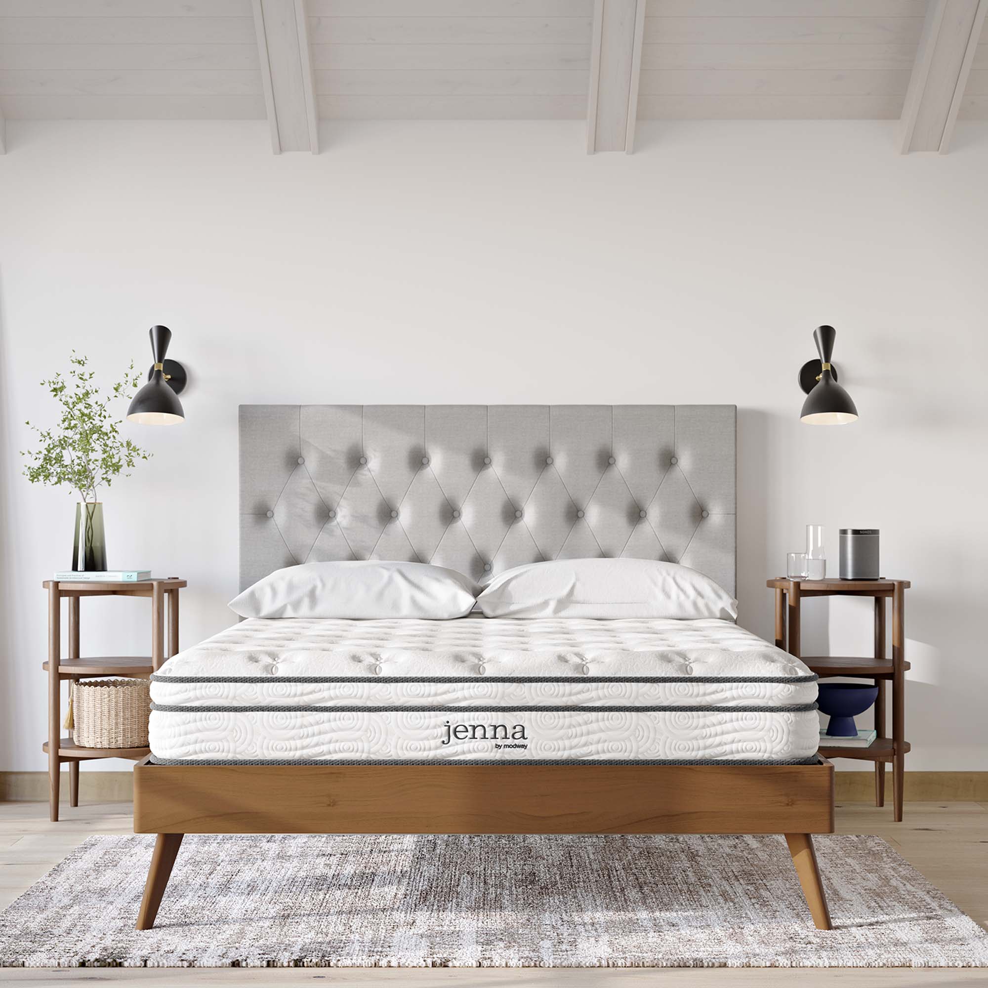 Jenna Innerspring and Foam Mattress by Modway