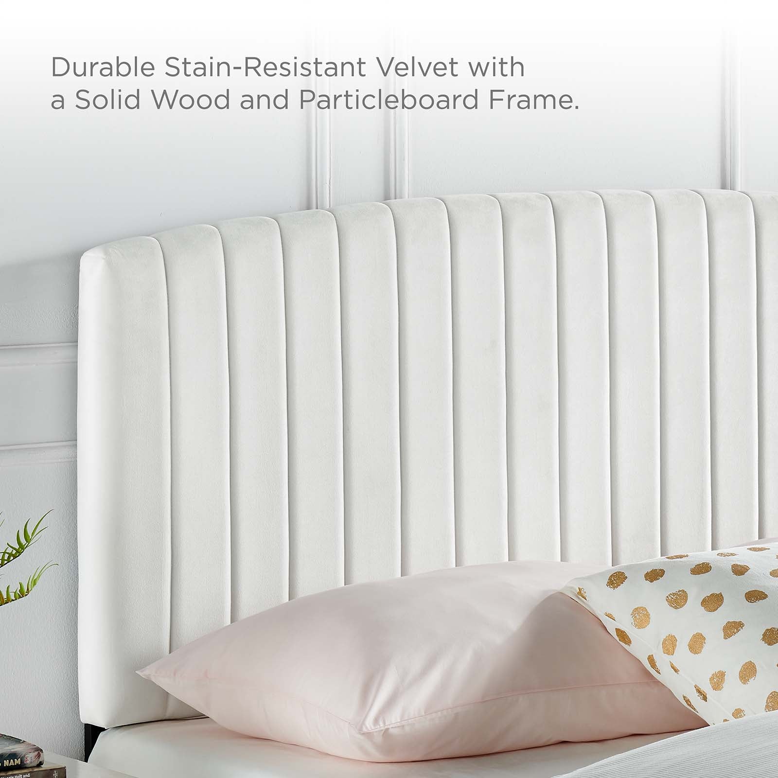 Rebecca Performance Velvet Headboard by Modway