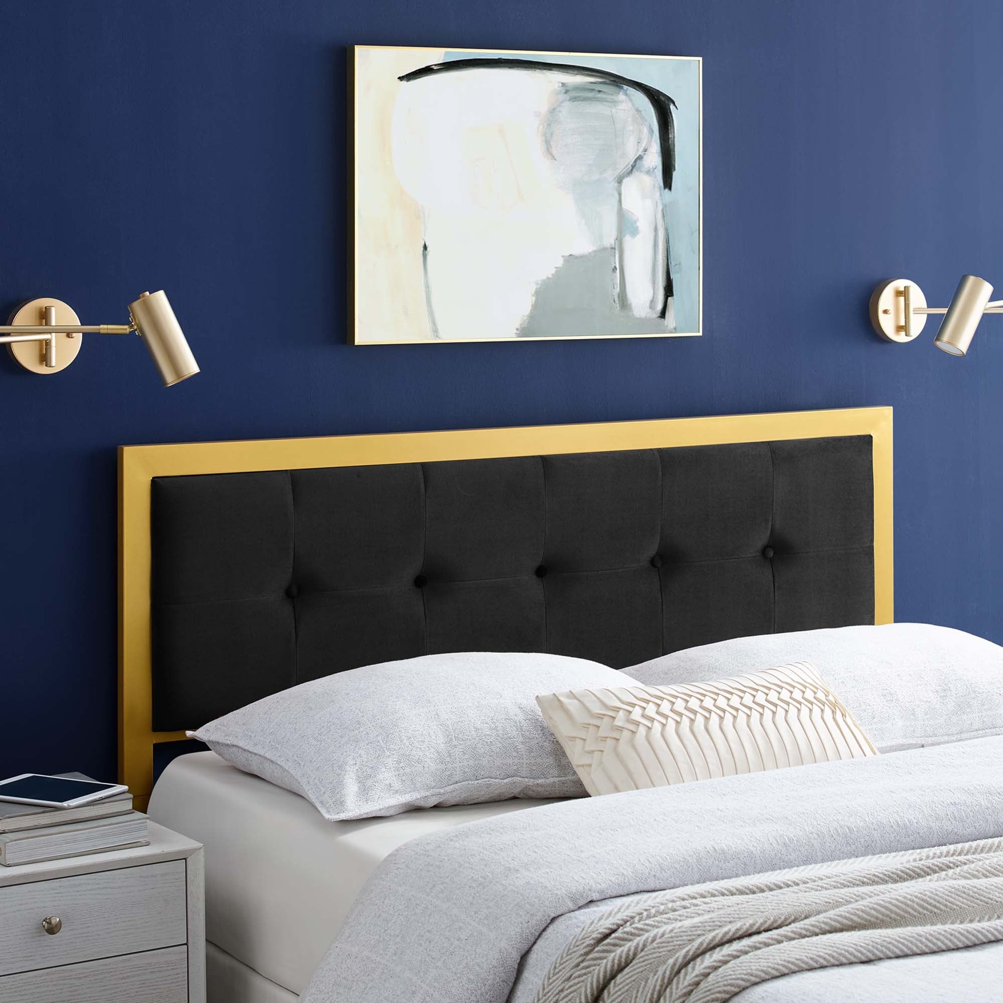 Teagan Tufted Performance Velvet Headboard by Modway