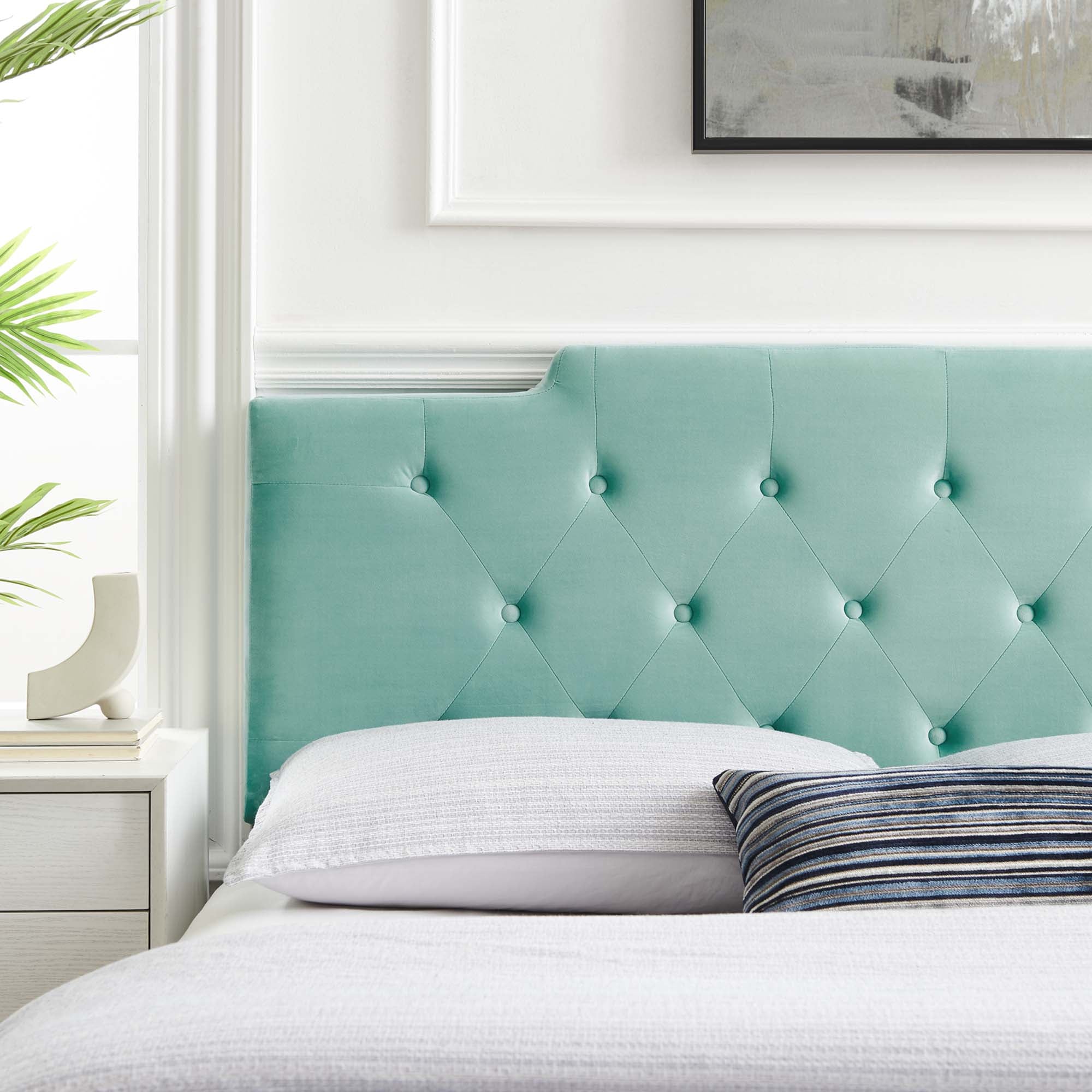 Juliet Tufted Performance Velvet Headboard by Modway