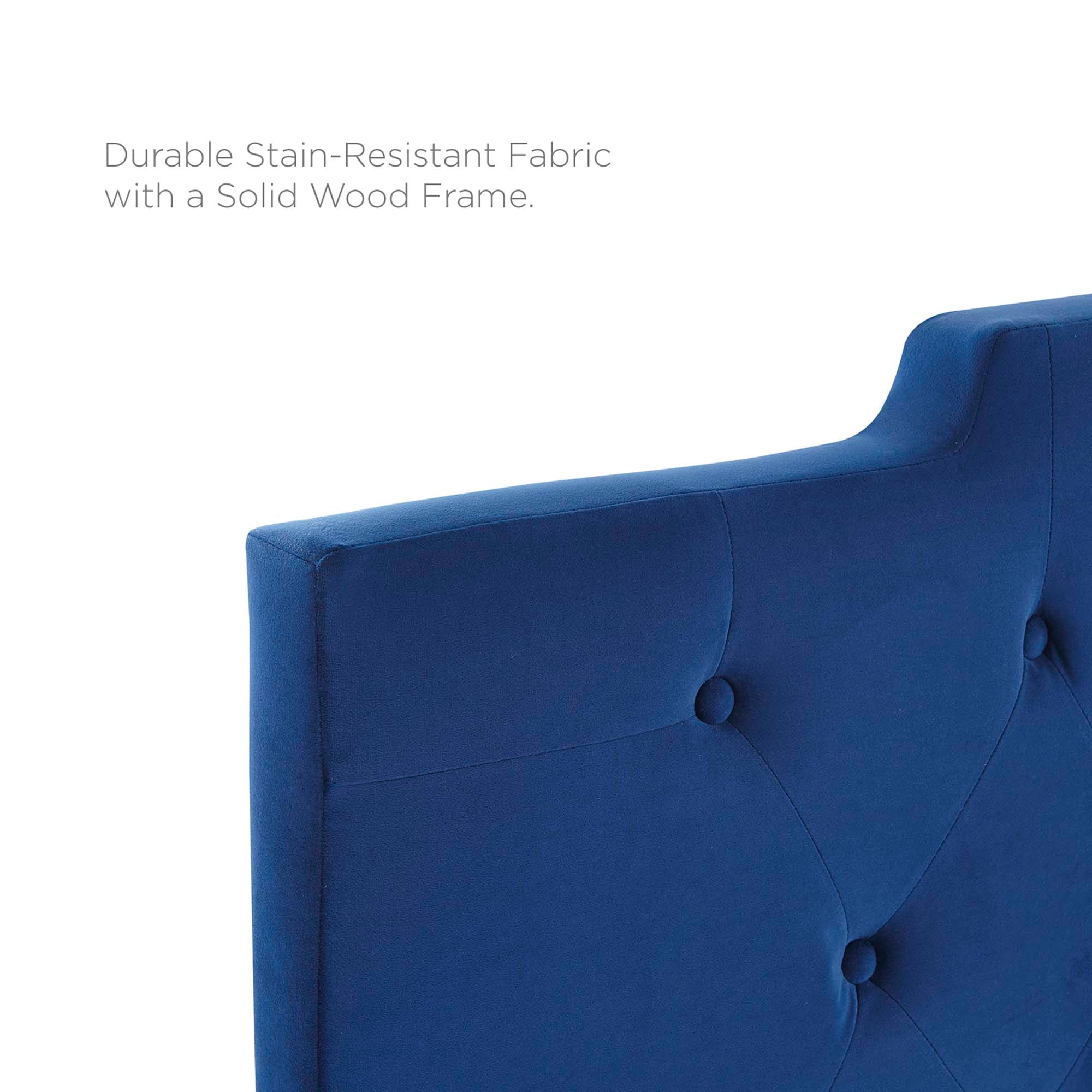 Juliet Tufted Performance Velvet Headboard by Modway
